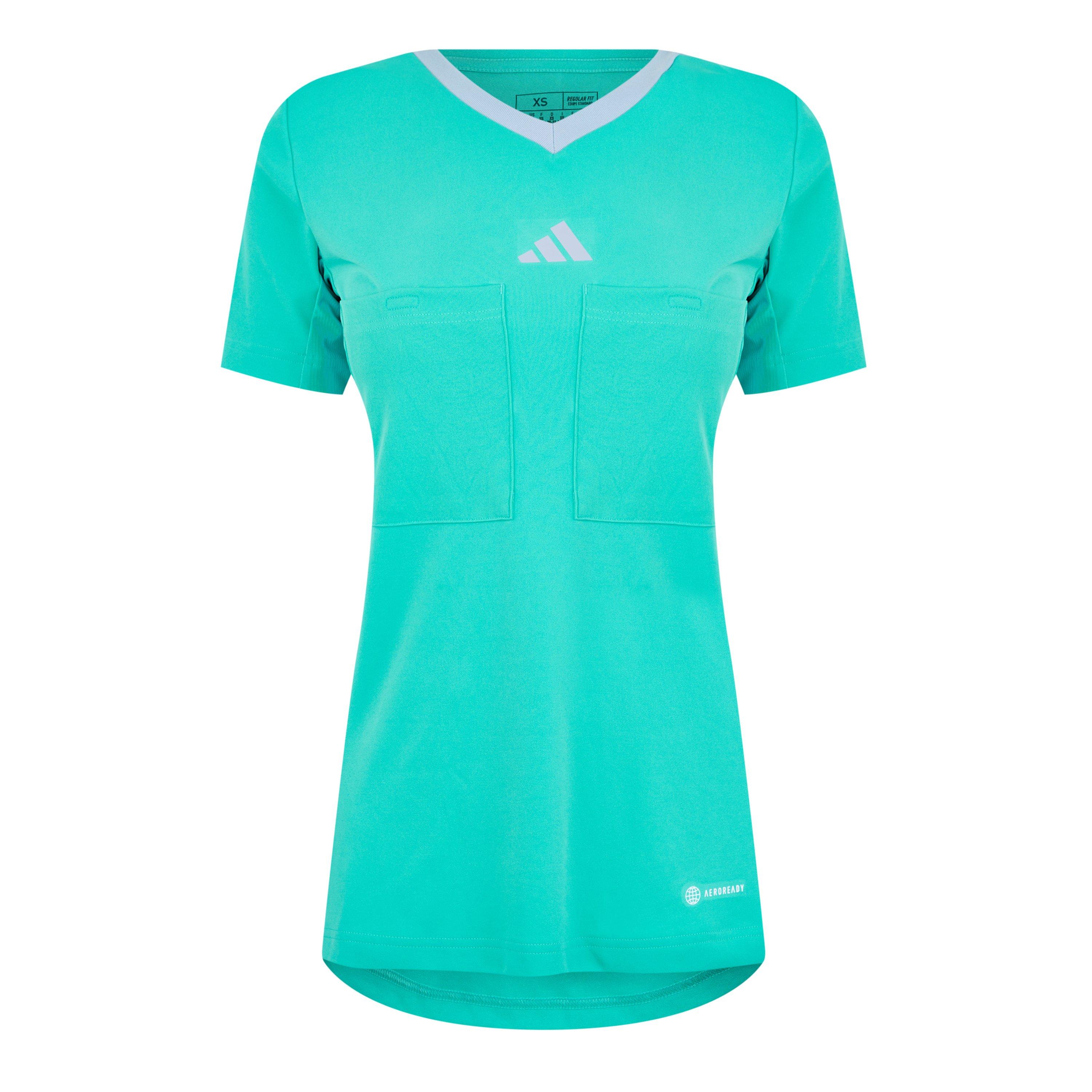 Adidas Women's Referee 22 Shirt - Mint Rush - 8 (XS)