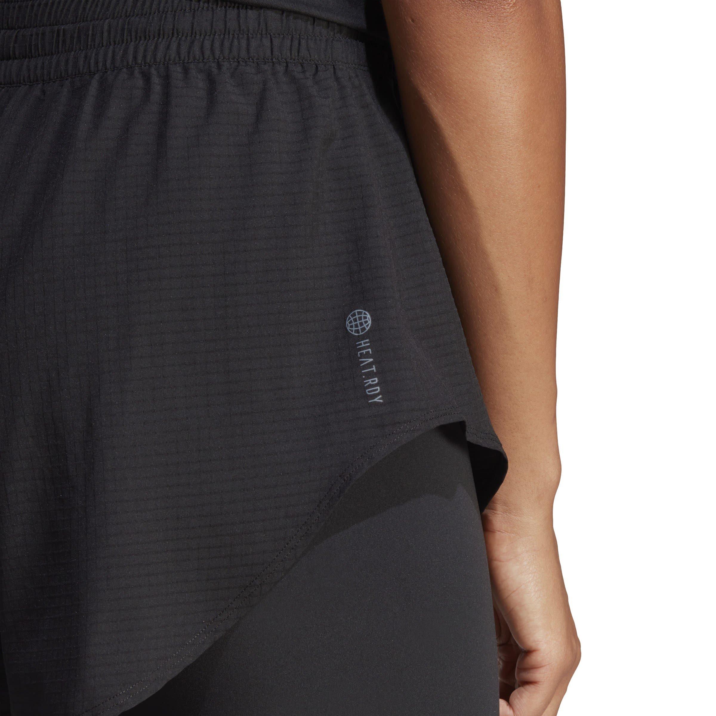 Zwart - adidas - Hiit Heat.Rdy Training 2-In-1 Shorts Womens - 6