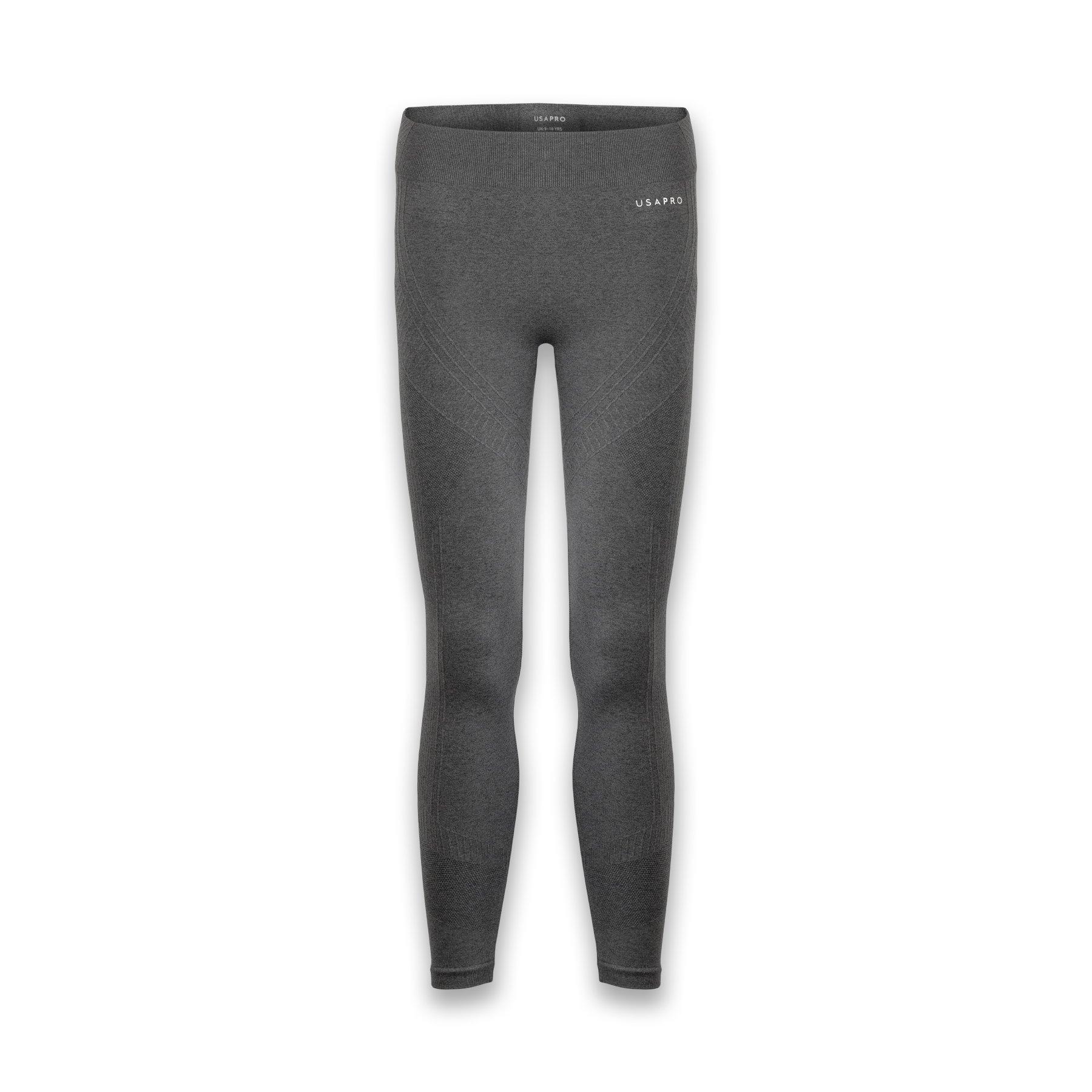 Usa Pro Girls Seamless Tight Junior - Charcoal - 13 Yrs