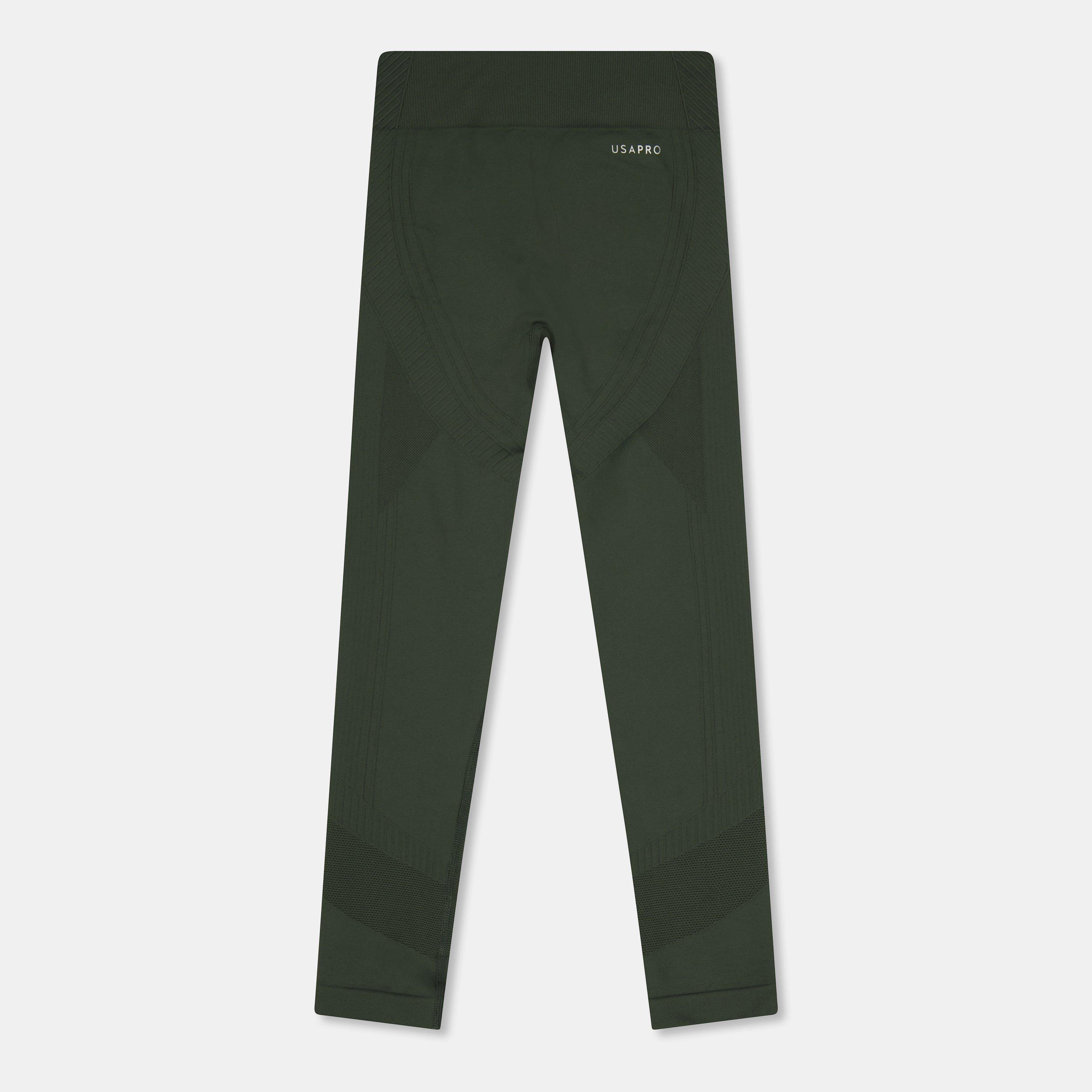Usa Pro Girls Seamless Tight Junior - Khaki - 13 Yrs