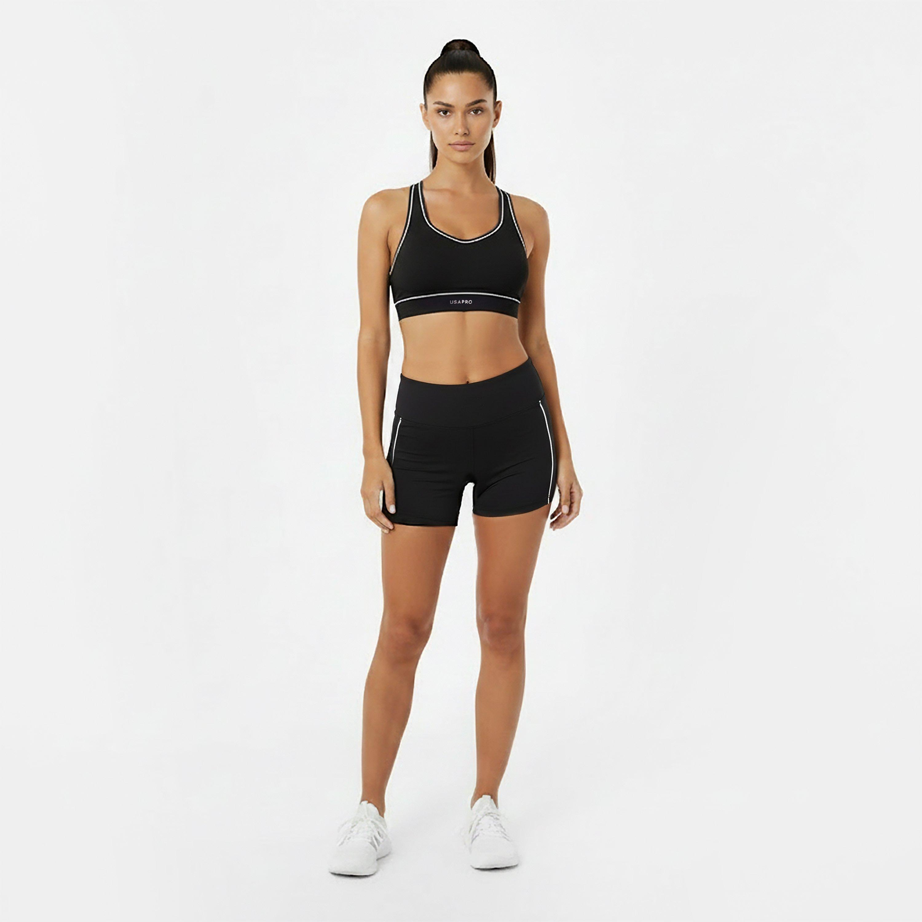 Nero - USA Pro - Sophie Habboo Piping Medium Impact Sports Bra - 5