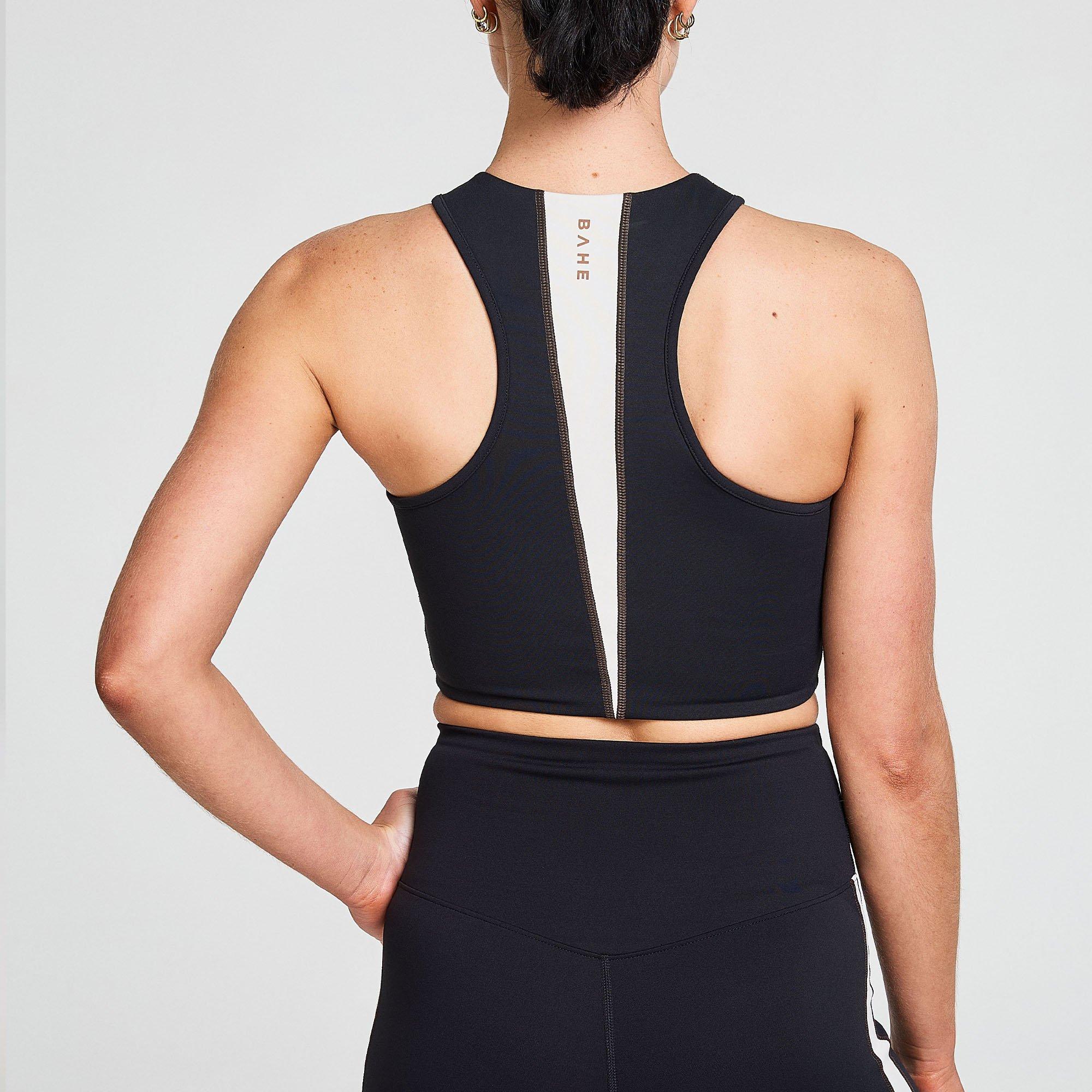 Black/Coco - Bahe - Attune Racer Back Short Top - 2