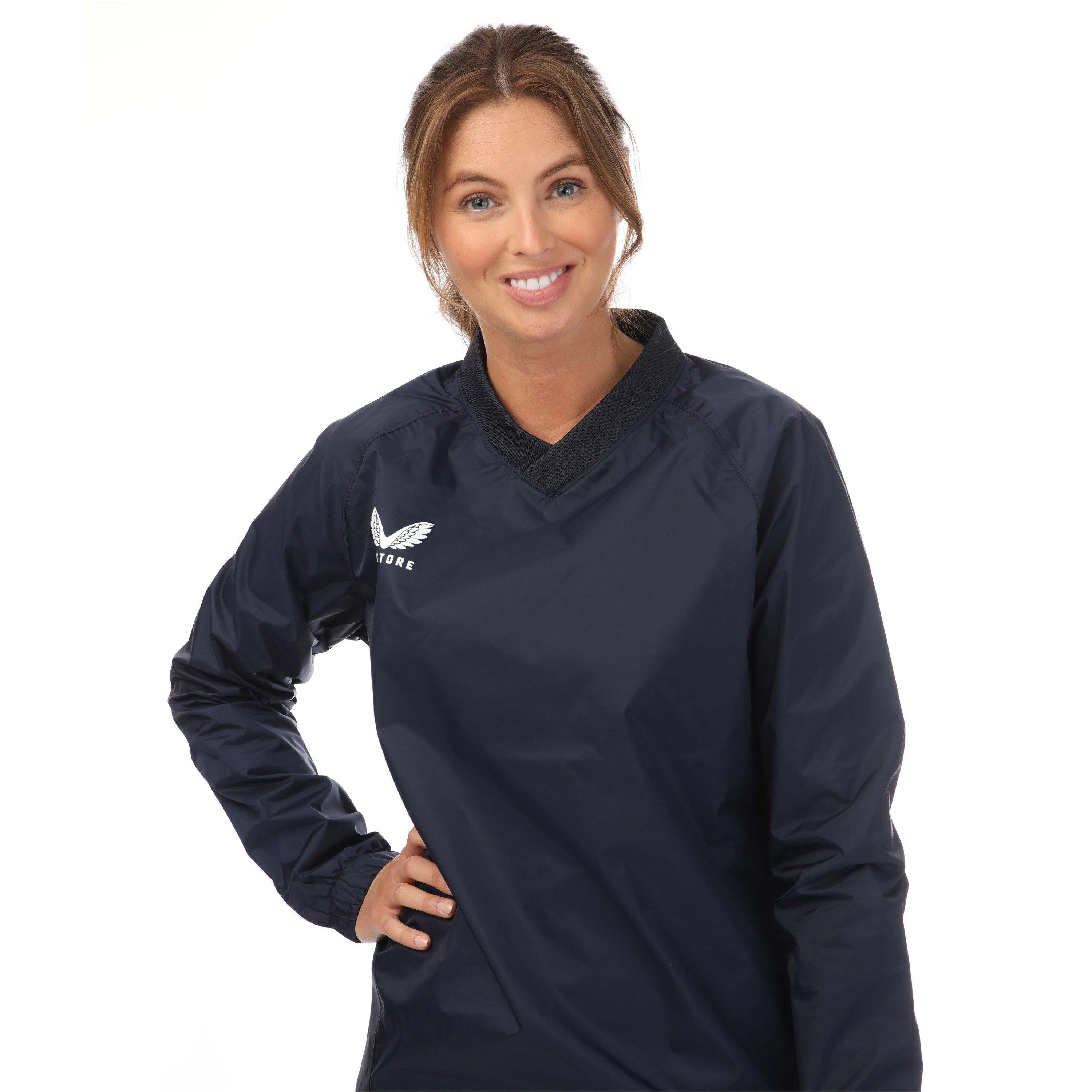 Navy - Castore - Weatherproof Long-Sleeve Performance Gym Top - 4