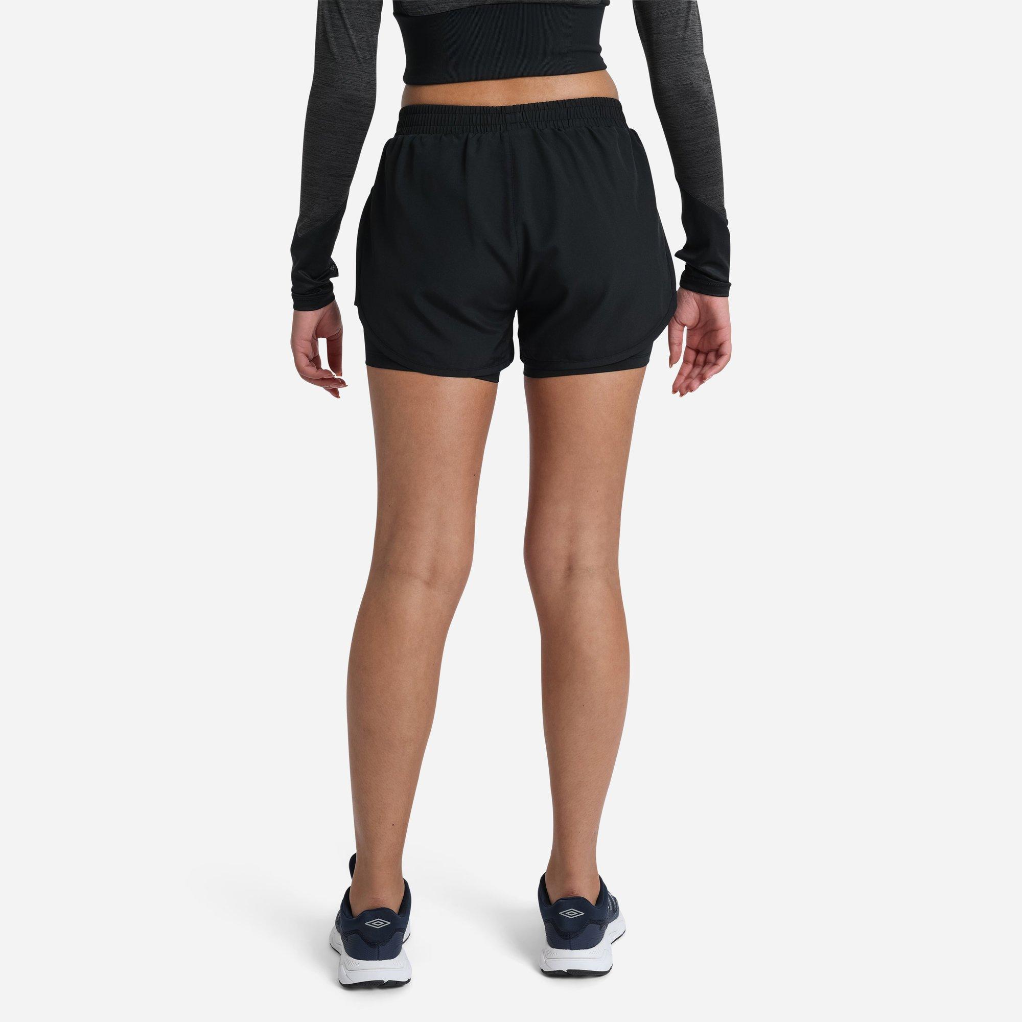 Black - Umbro - Pro Training Hybrid Performance Gym Shorts - 2