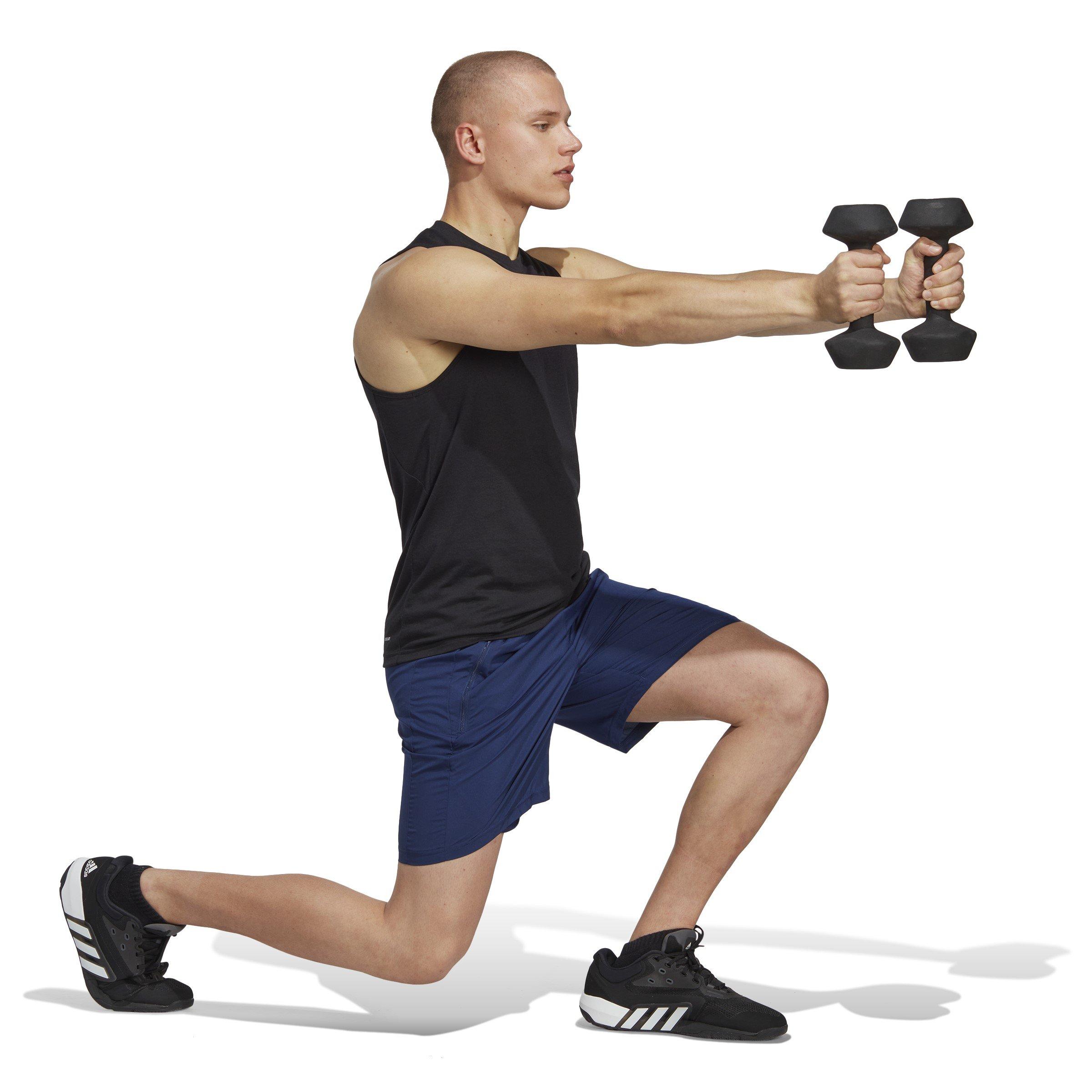 Black/White - adidas - Train Essentials Feelready Mens Training Tank Top - 4
