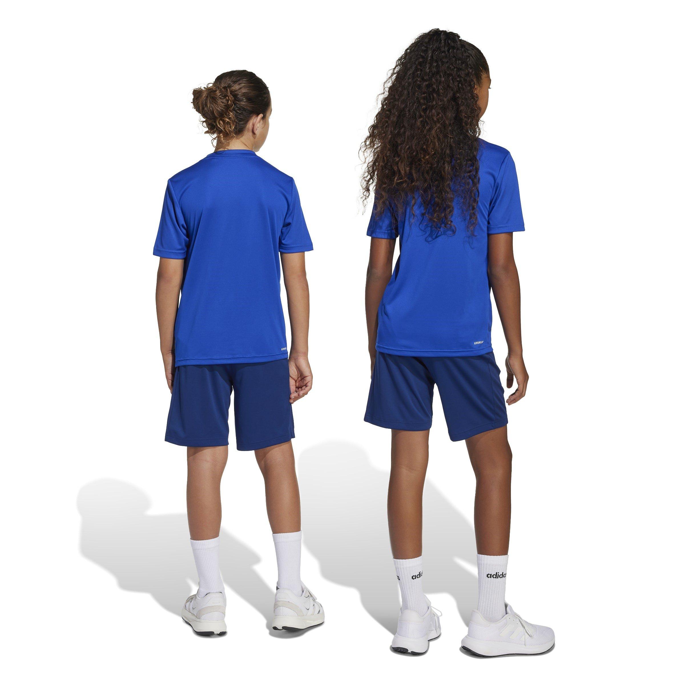 Dk.Blue/White - adidas - Train Essentials Logo Juniors Performance Shorts - 6