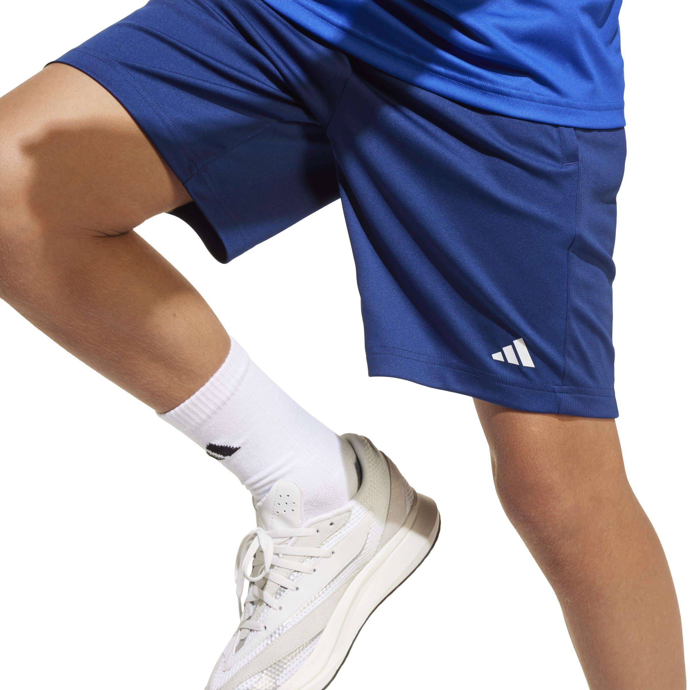 Dk.Blue/White - adidas - Train Essentials Logo Juniors Performance Shorts - 8