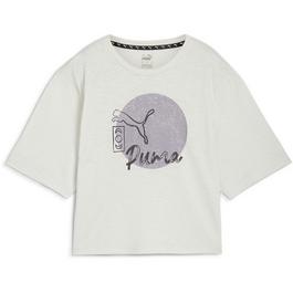 Puma Studio Crop T-Shirt Womens