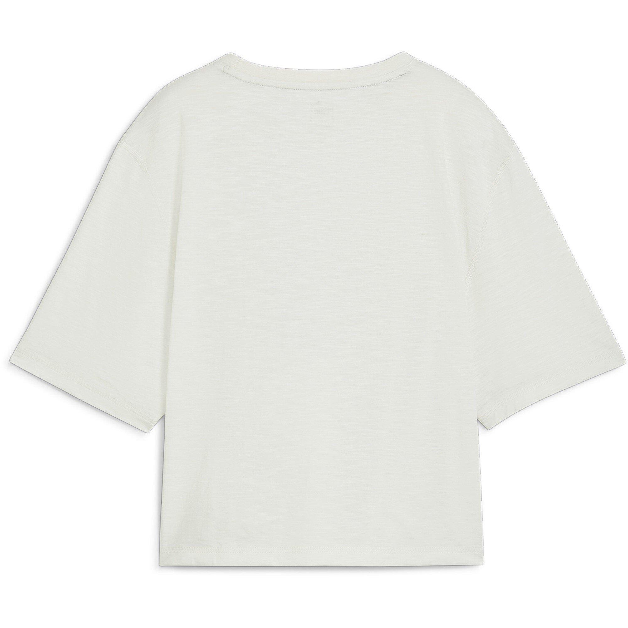 Vapor Gray - Puma - Studio Crop T-Shirt Womens - 5