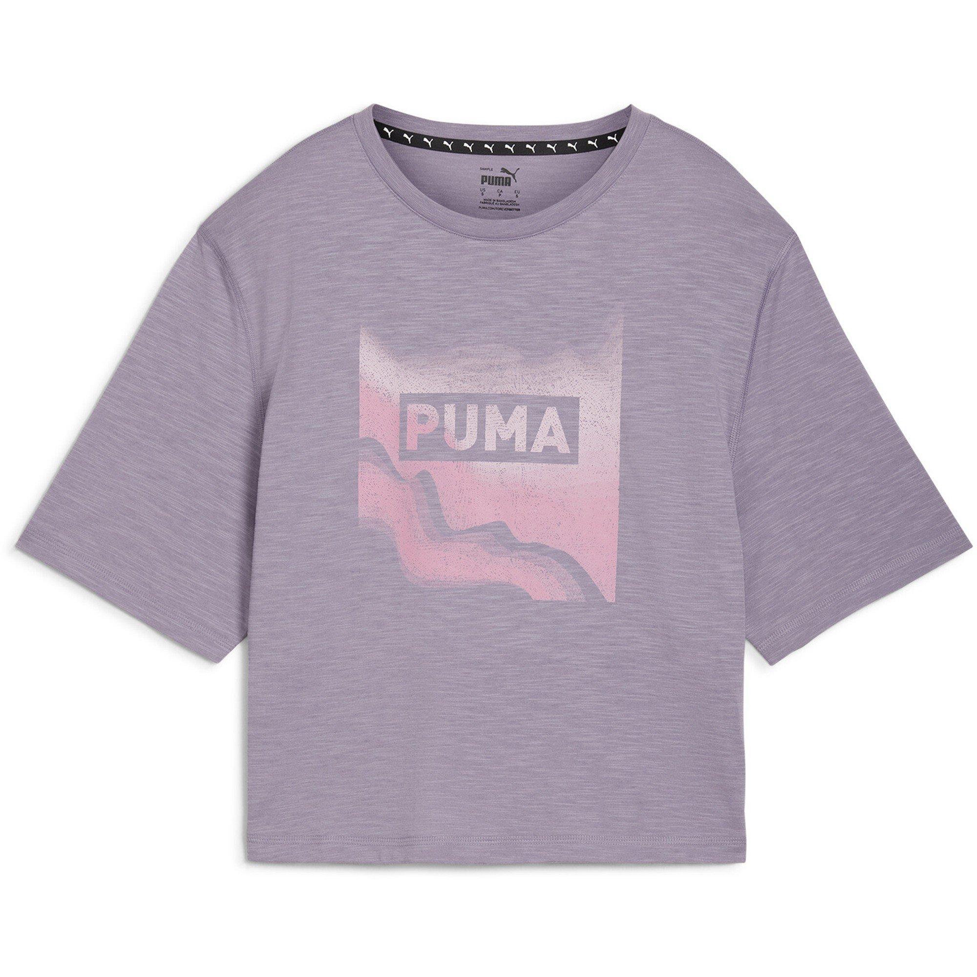 Pale Plum - Puma - Studio Crop T-Shirt Womens - 1