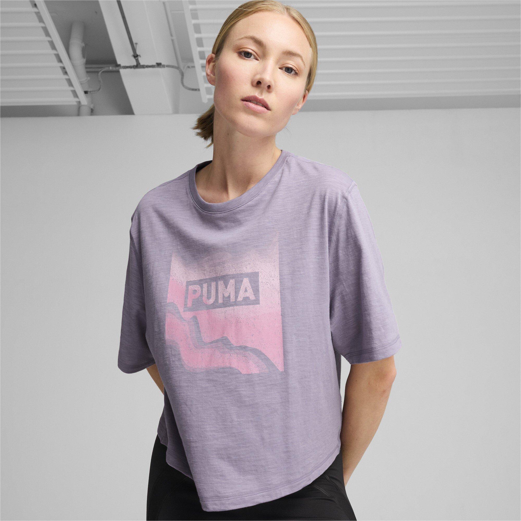 Pale Plum - Puma - Puma Studio Crop T-Shirt Womens - 2