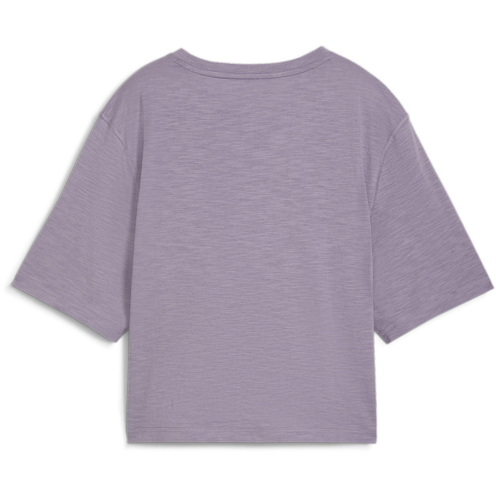Pale Plum - Puma - Puma Studio Crop T-Shirt Womens - 5