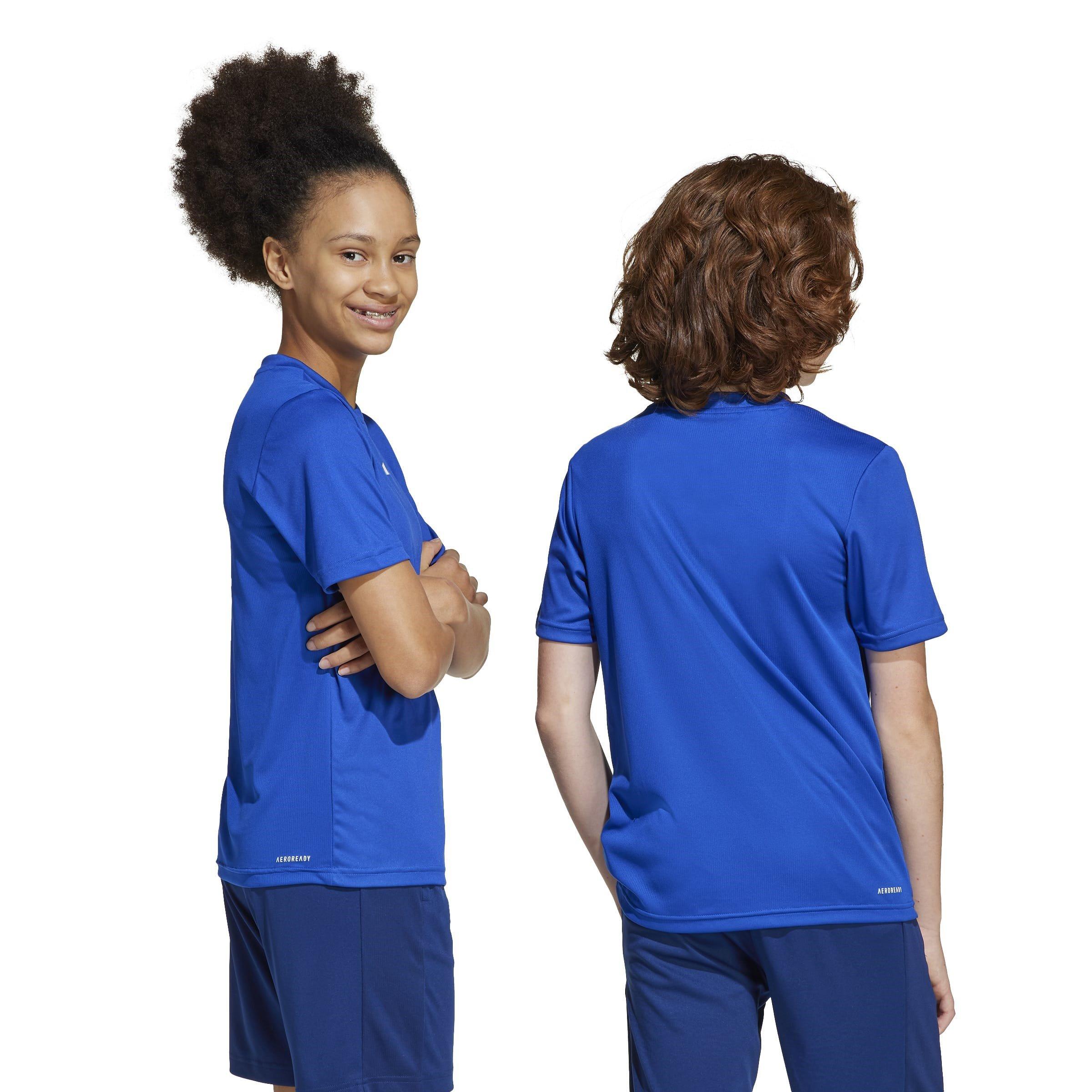 Royal Blue/Wht - adidas - Train Essentials Logo Juniors T Shirt - 6