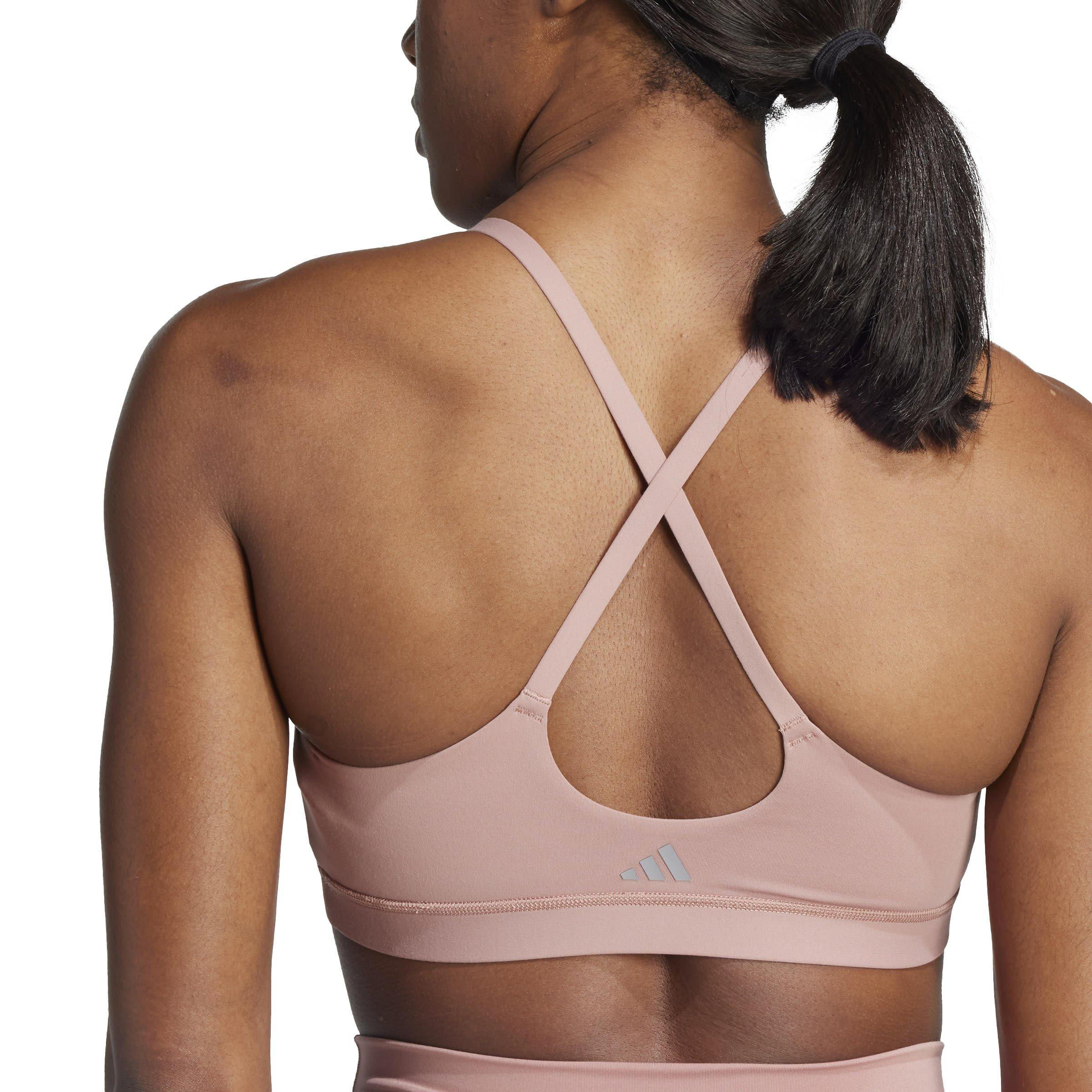 Warm Clay - adidas - All Me Womens Light Support Sports Bra - 7