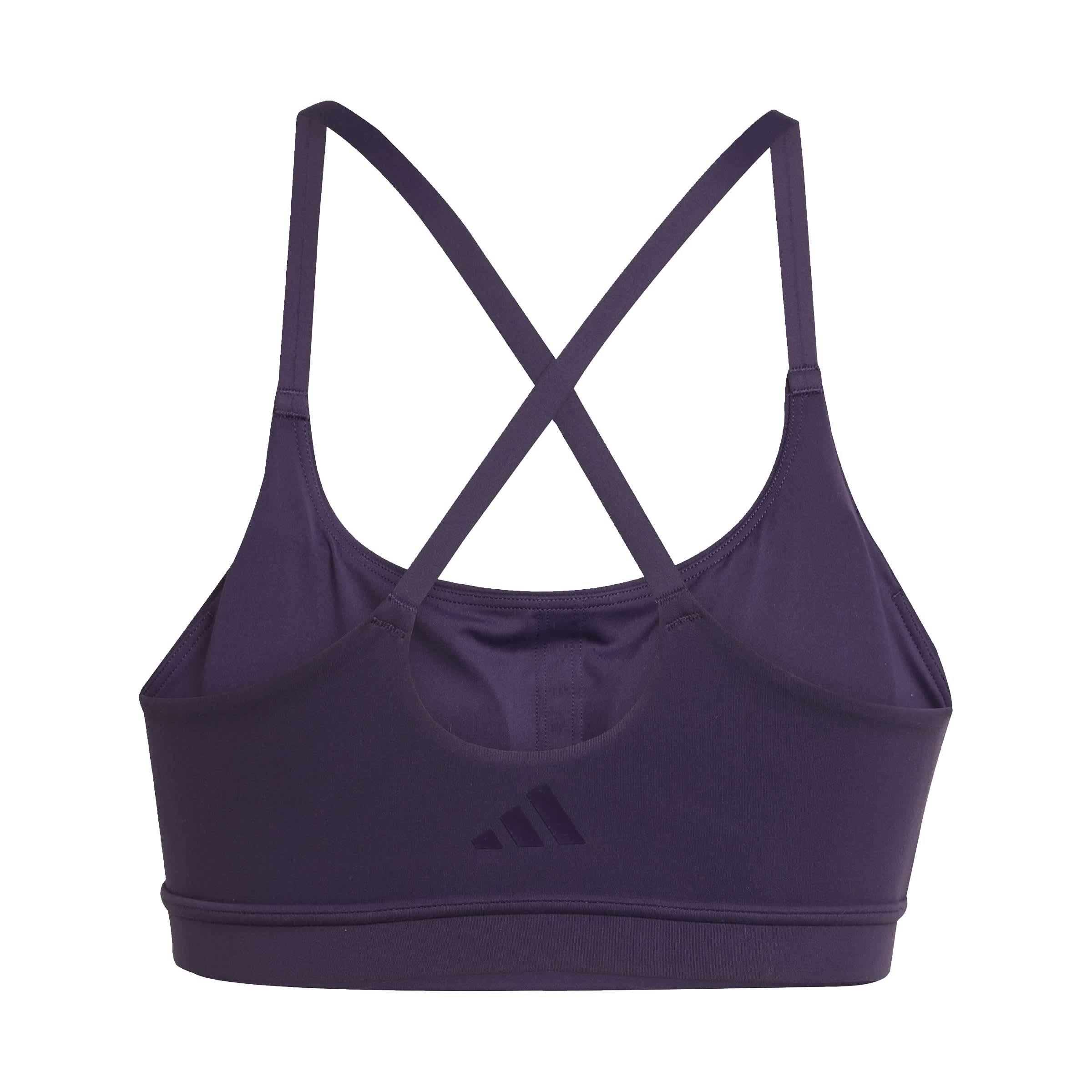 Aurora Plum - adidas - All Me Womens Light Support Sports Bra - 2