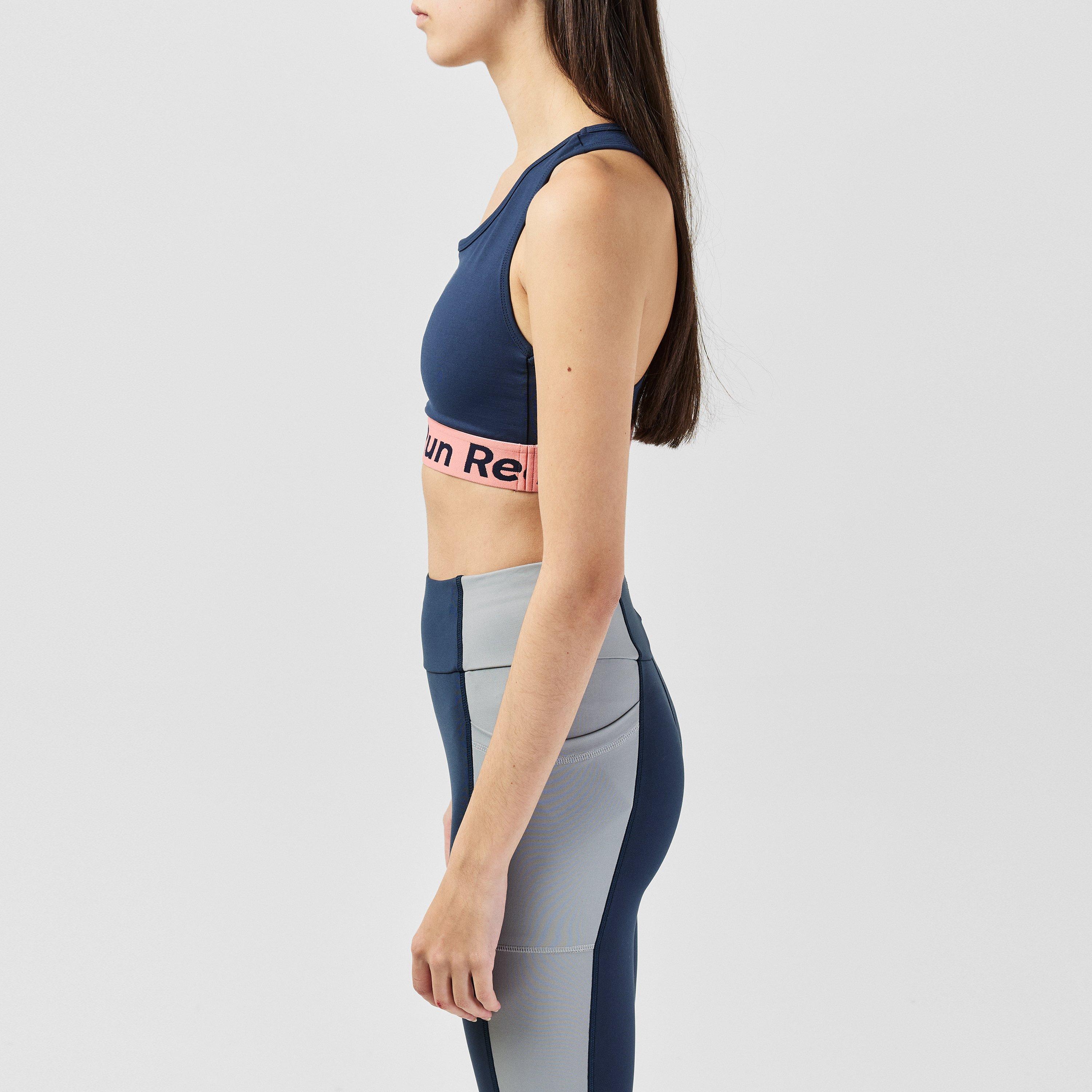 Navy Urban - Red Run - Women's Urban Fusion Racerback Low Impact Sports Bra - 2