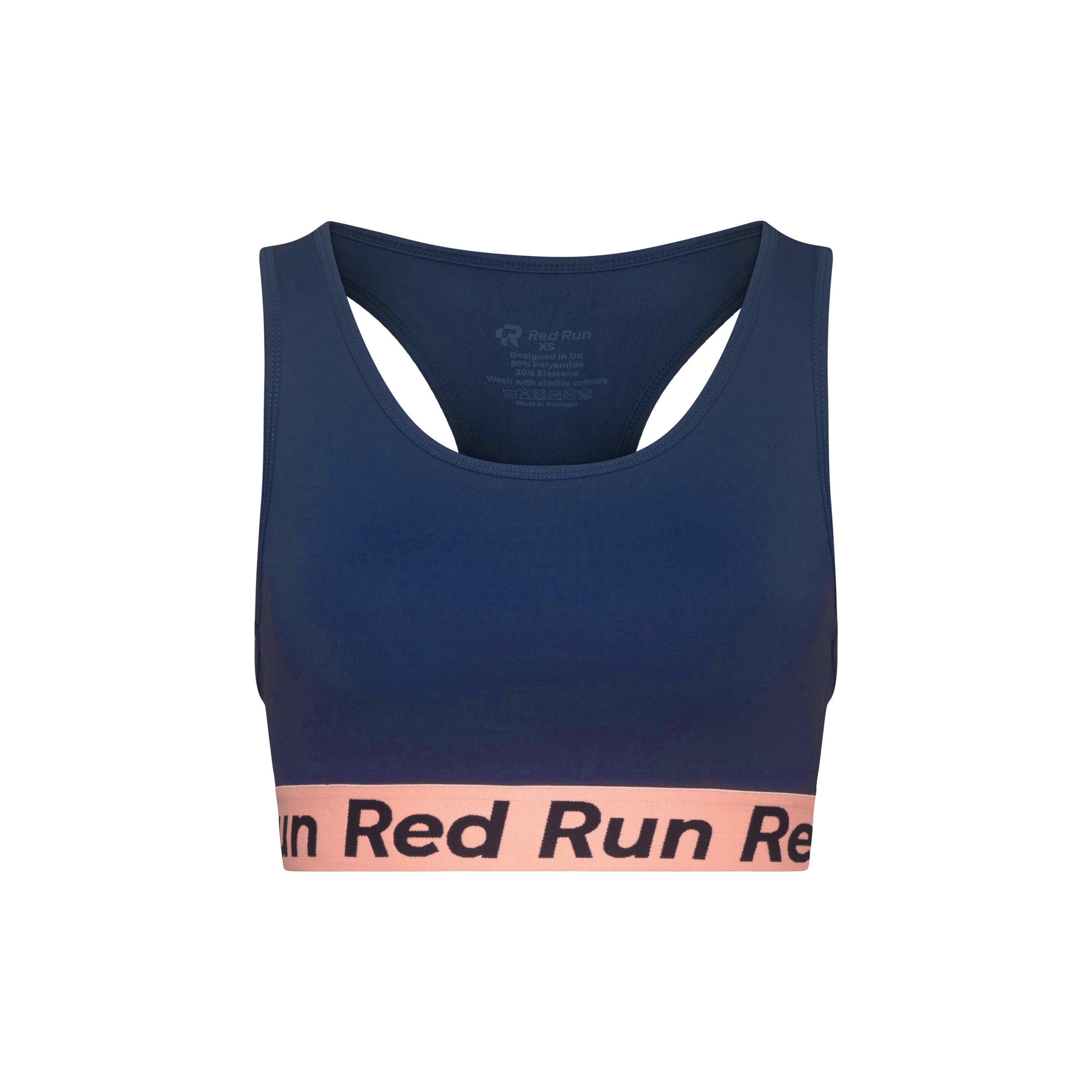 Navy Urban - Red Run - Women's Urban Fusion Racerback Low Impact Sports Bra - 5