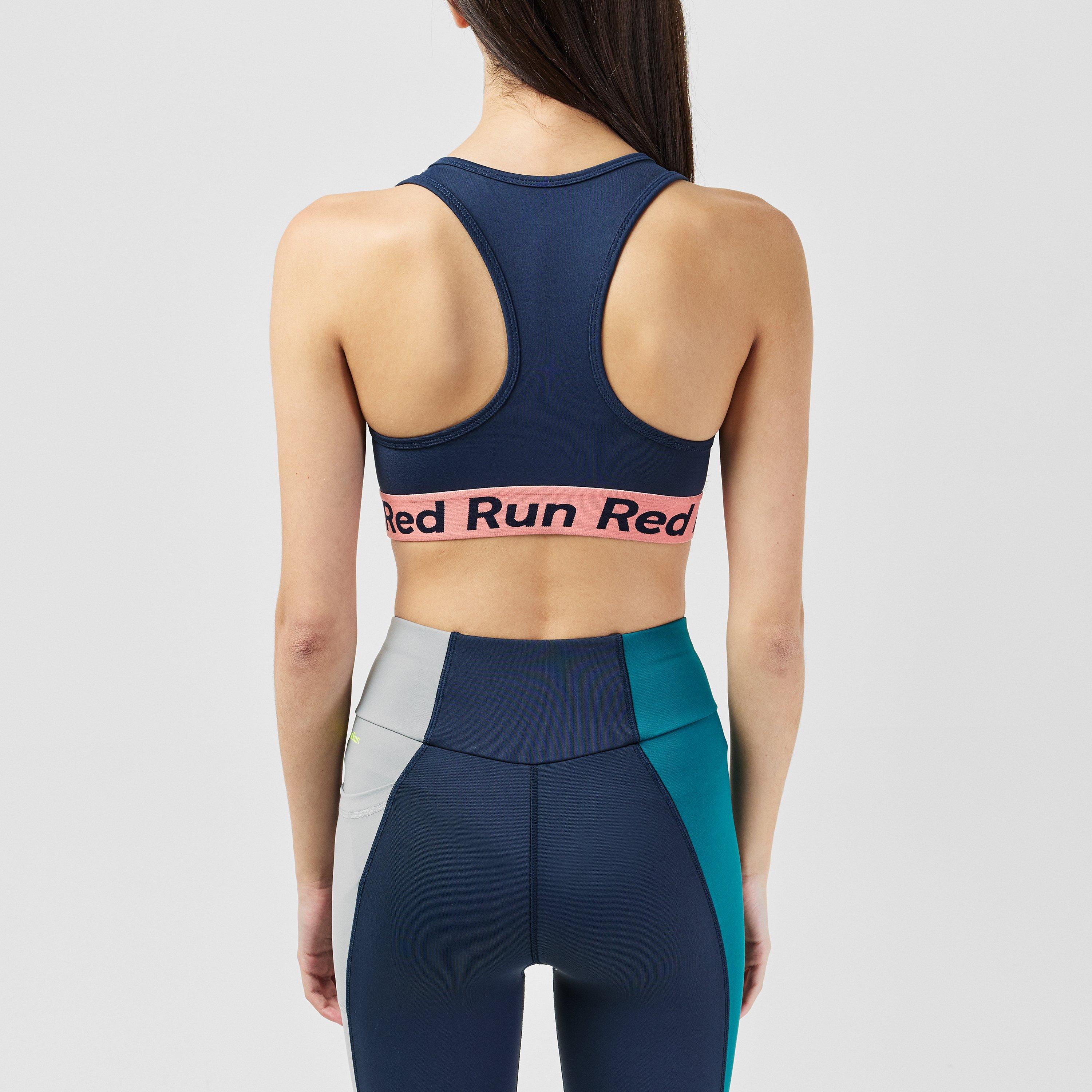 Navy Urban - Red Run - Women's Urban Fusion Racerback Low Impact Sports Bra - 3