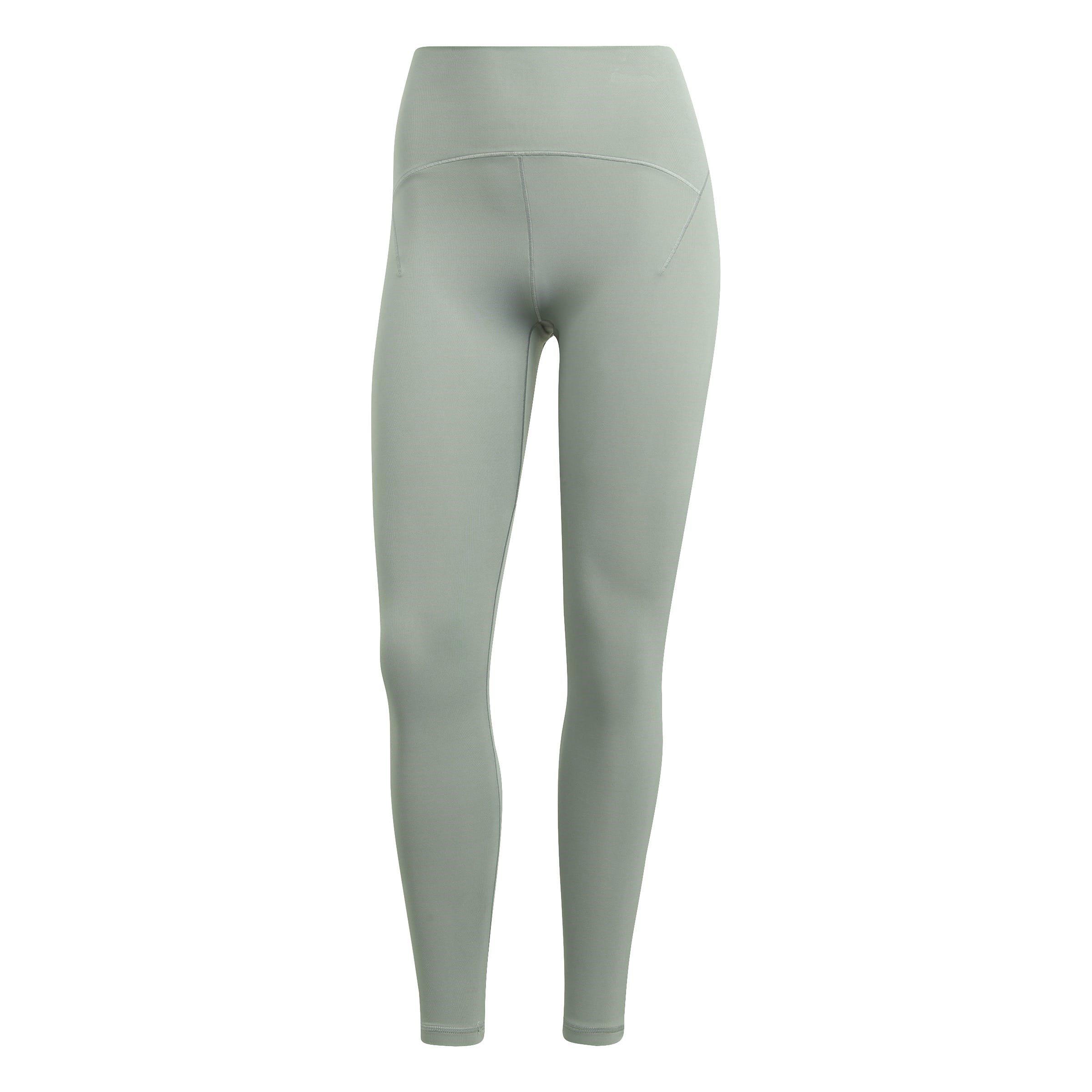 Adidas Women's Yoga Studio Luxe 7/8 Gym Leggings - Silgrn - 6 (XXS)
