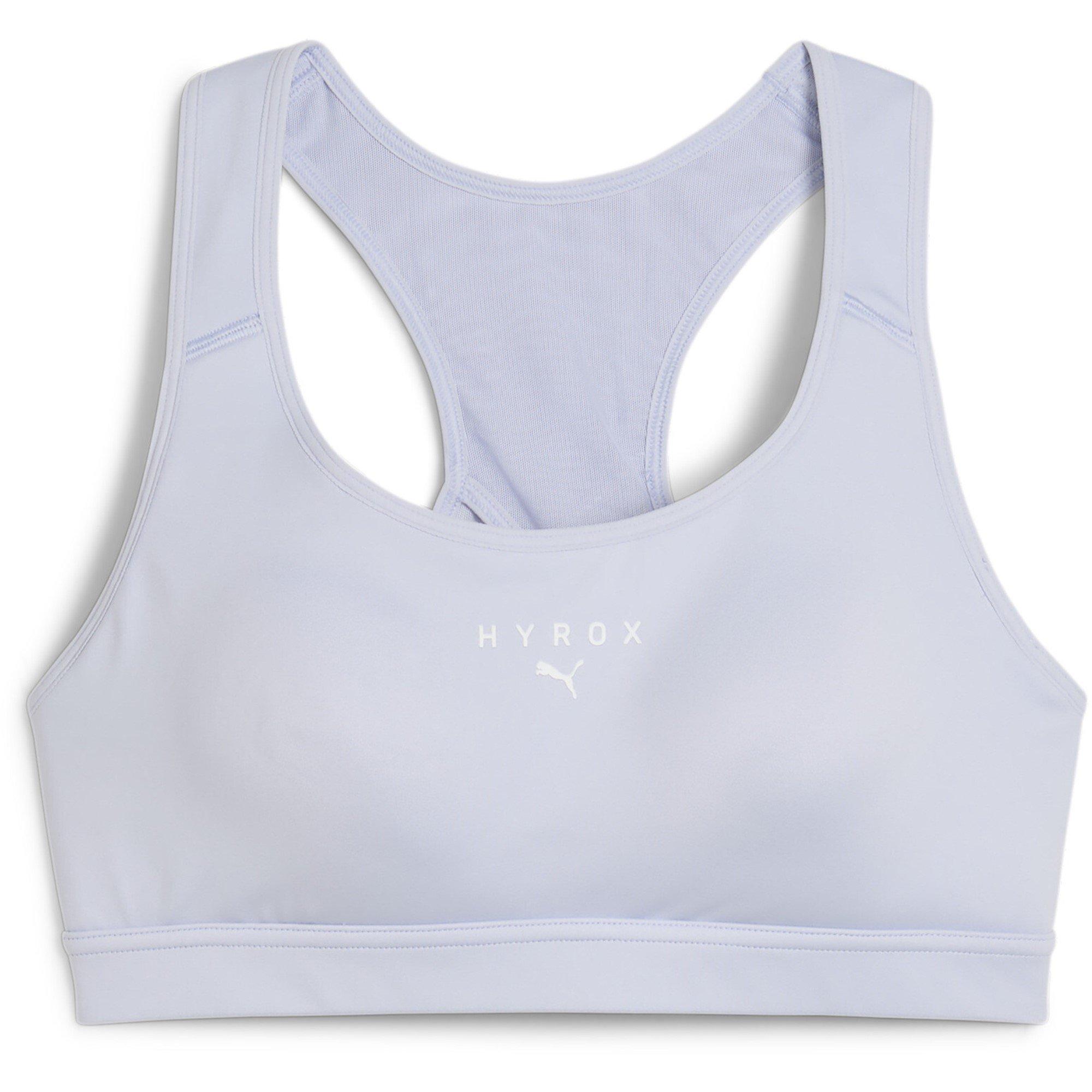 Puma Women's X Hyrox Mid Impact Sports Bra - Cool Blue - 14 (L)