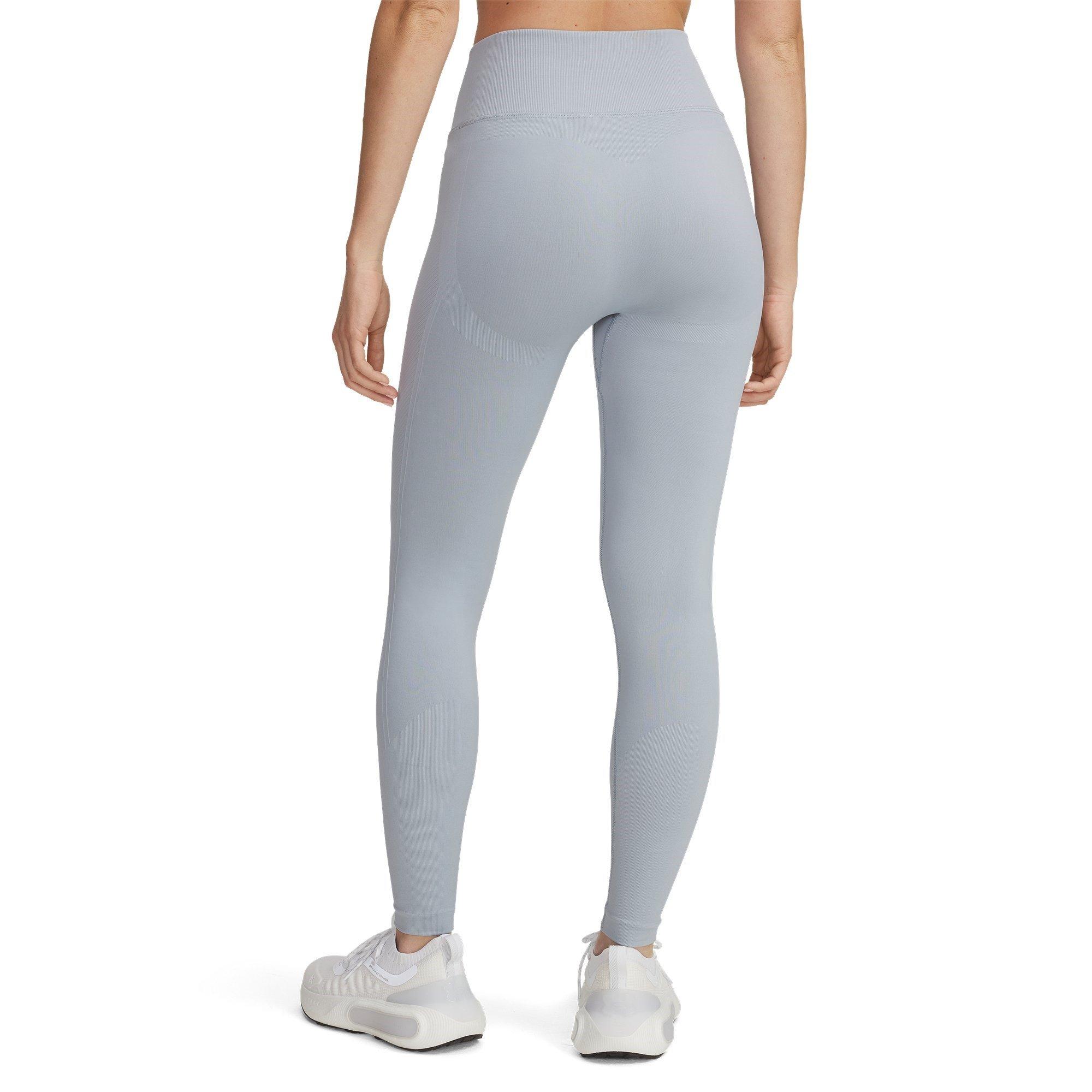 Blue/White - Under Armour - Women's Vanish Elite Seamless Gym Leggings - 2