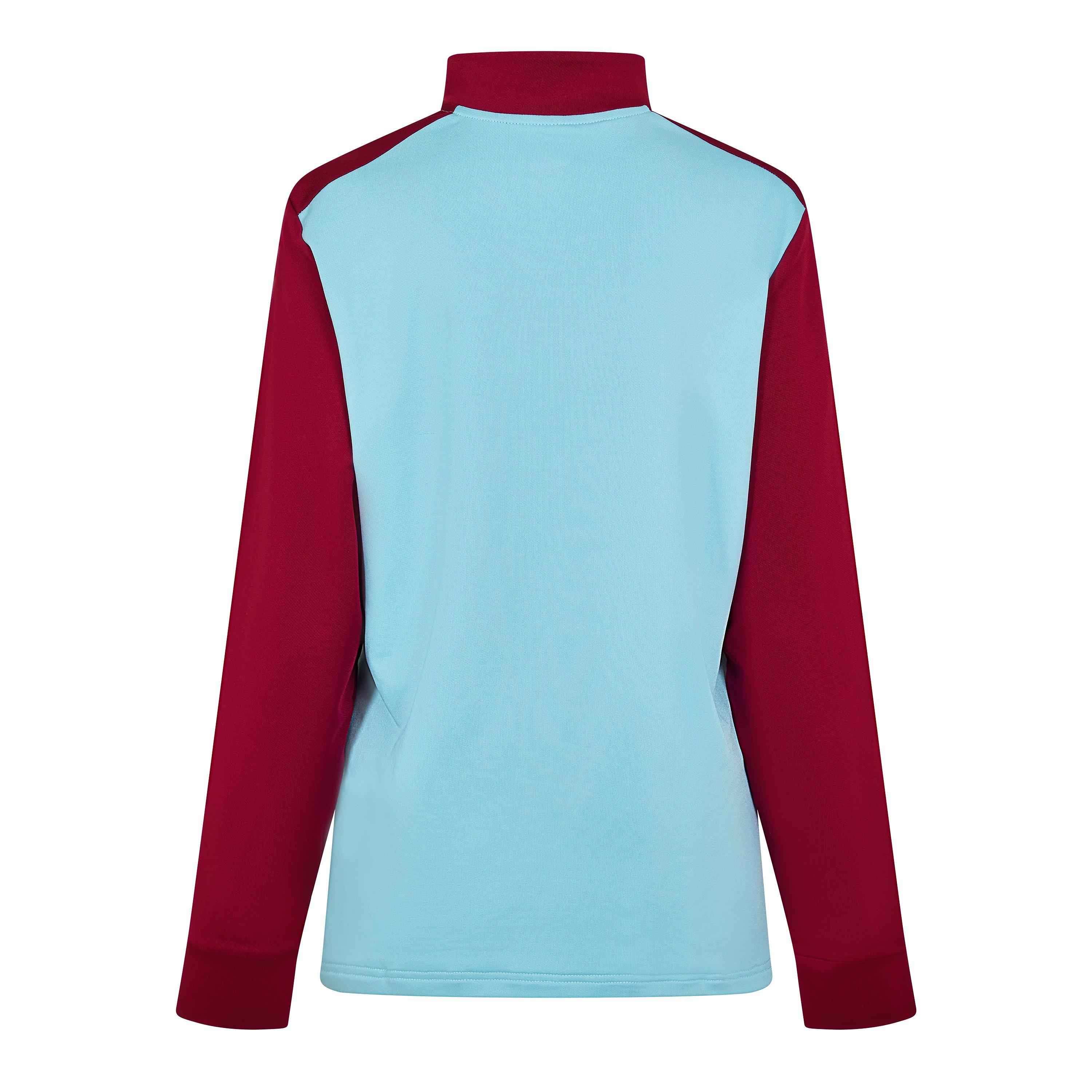 SkyBlu/Rhddn - Castore - Aston Villa Drill Top Womens - 2