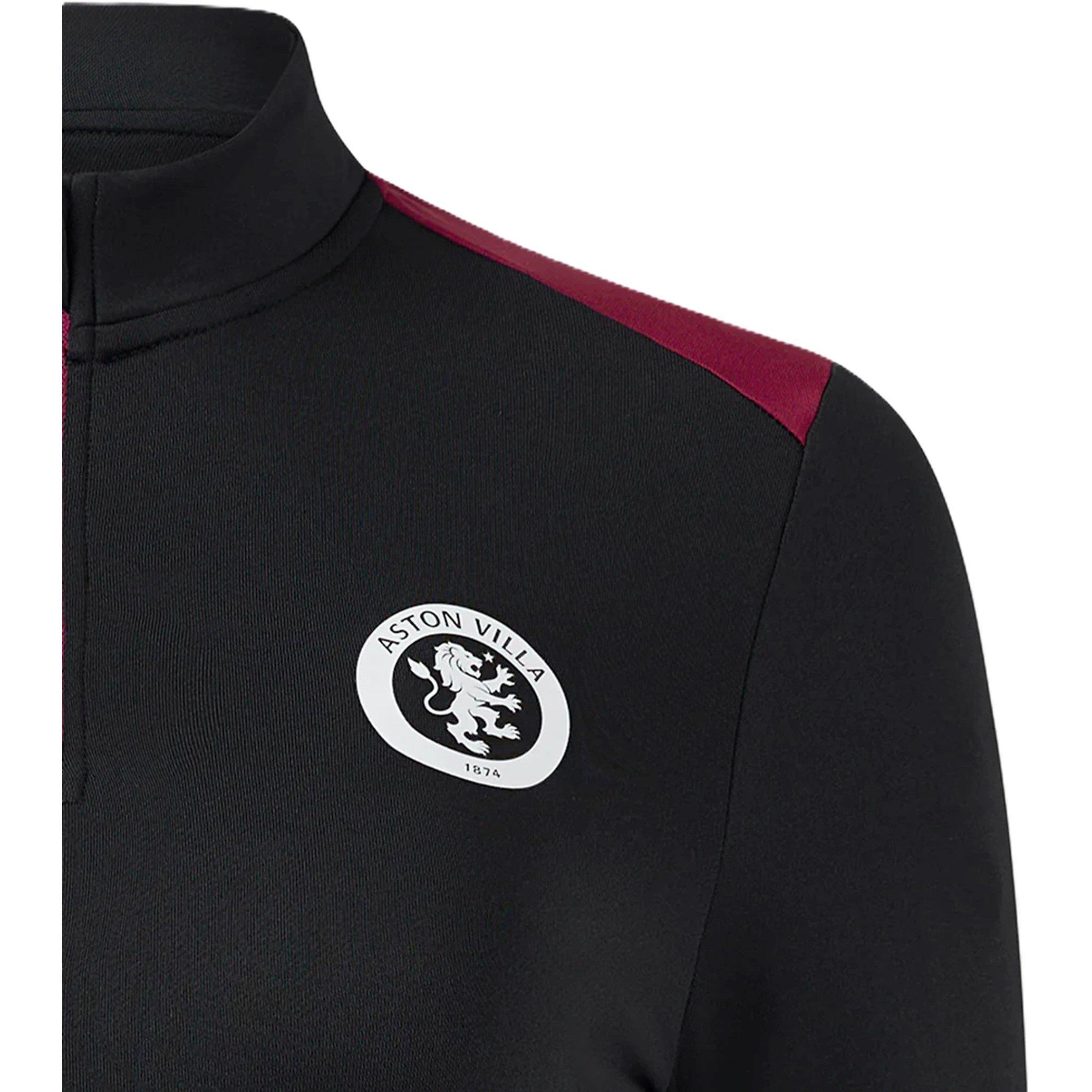 Caviar/Rhd - Castore - Aston Villa Drill Top Womens - 3