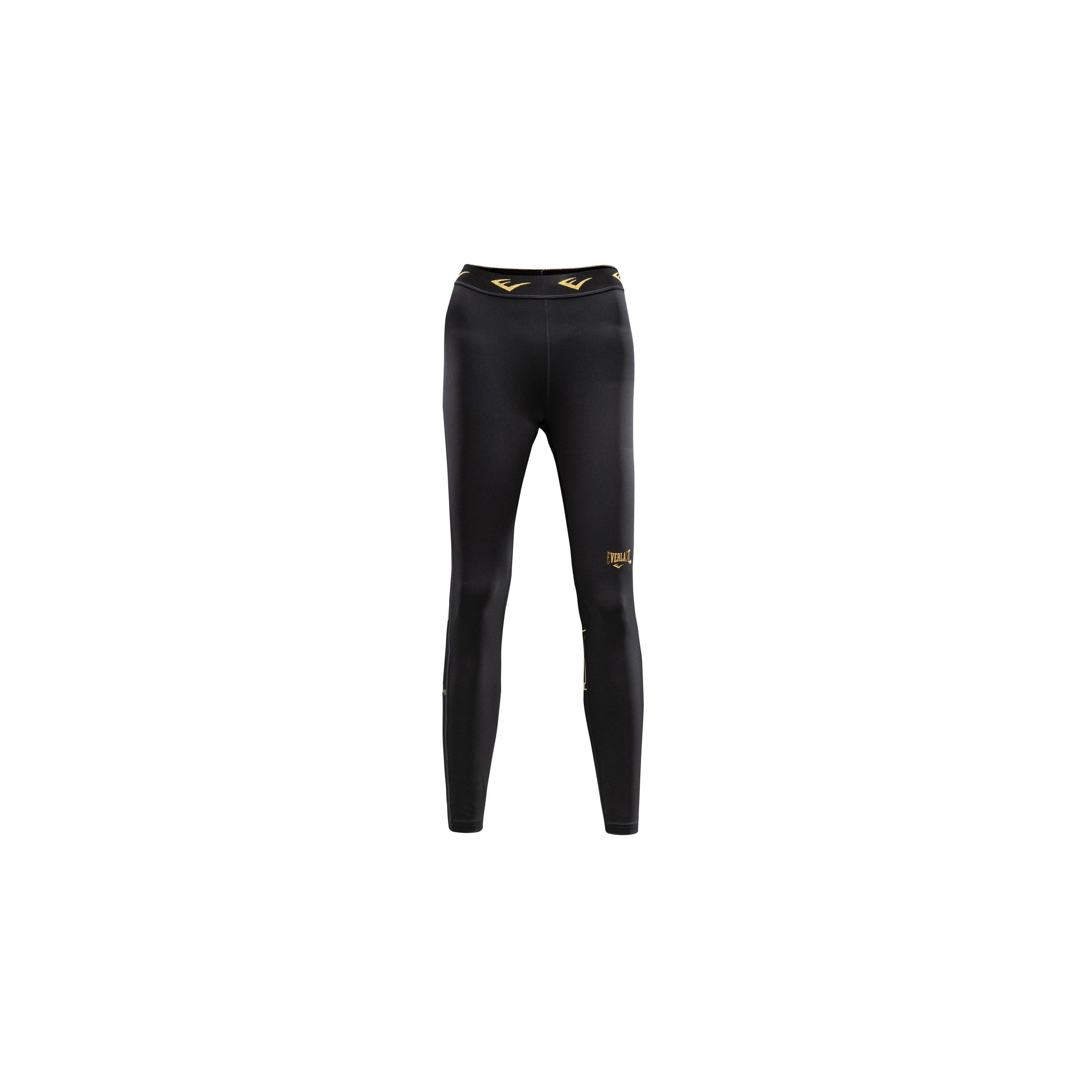 Black/Gold - Everlast - Leonard Leggings Womens - 1