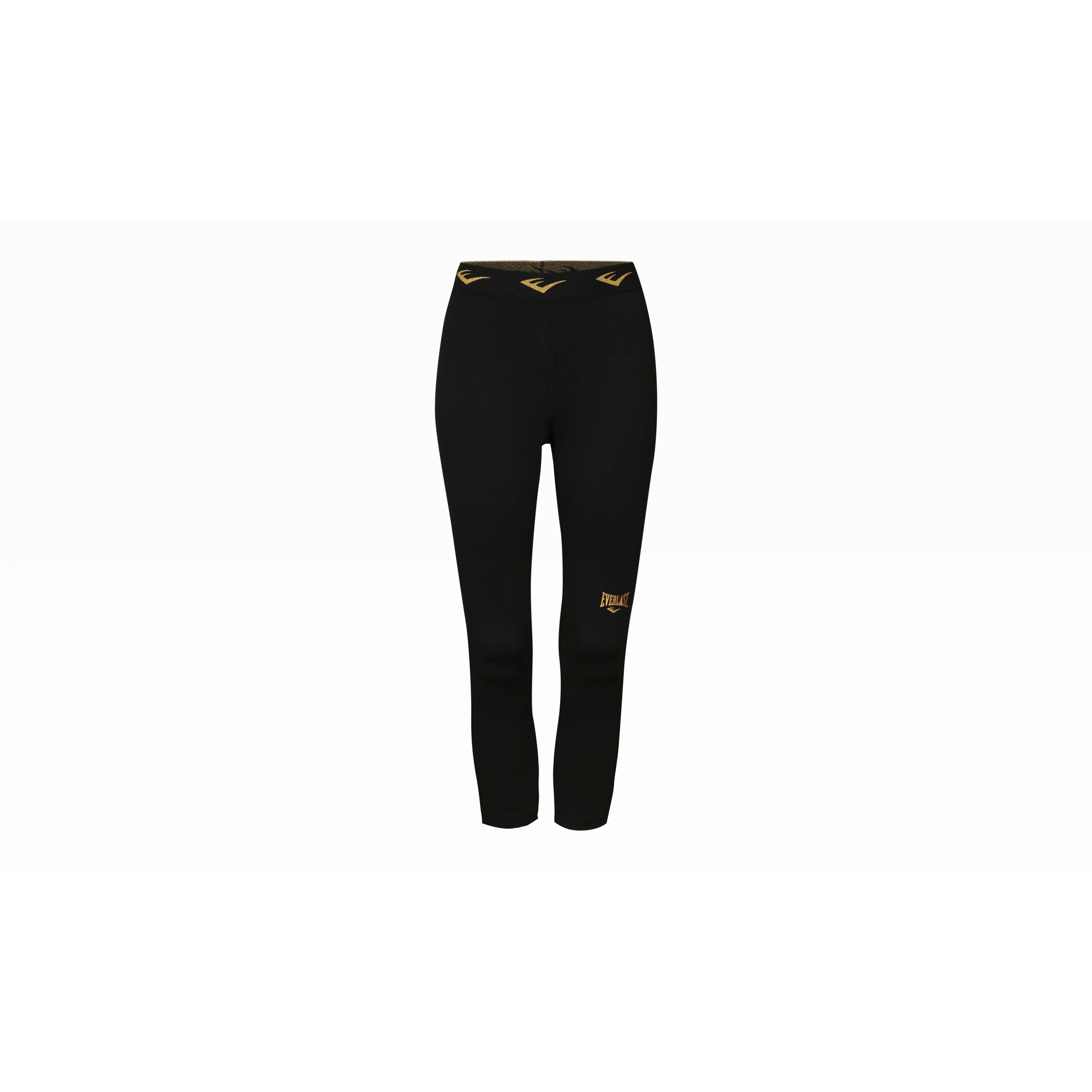Zwart/Goud - Everlast - Women's Performance Gym Leggings - 1