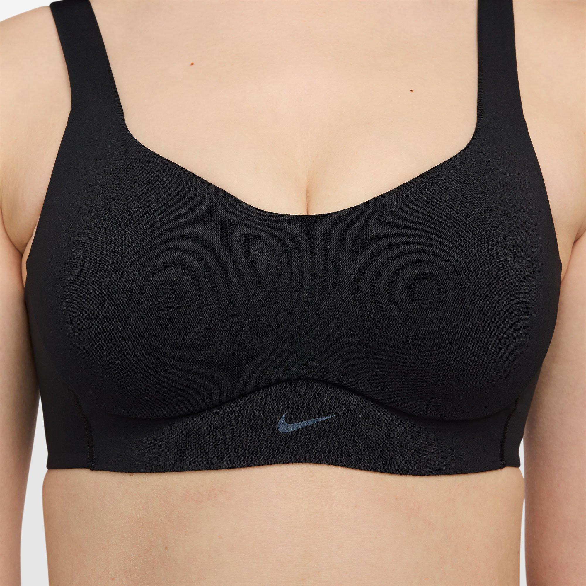 Black/Cool Grey - Nike - Alate High Support Womens Padded Convertible Sports Bra - 3