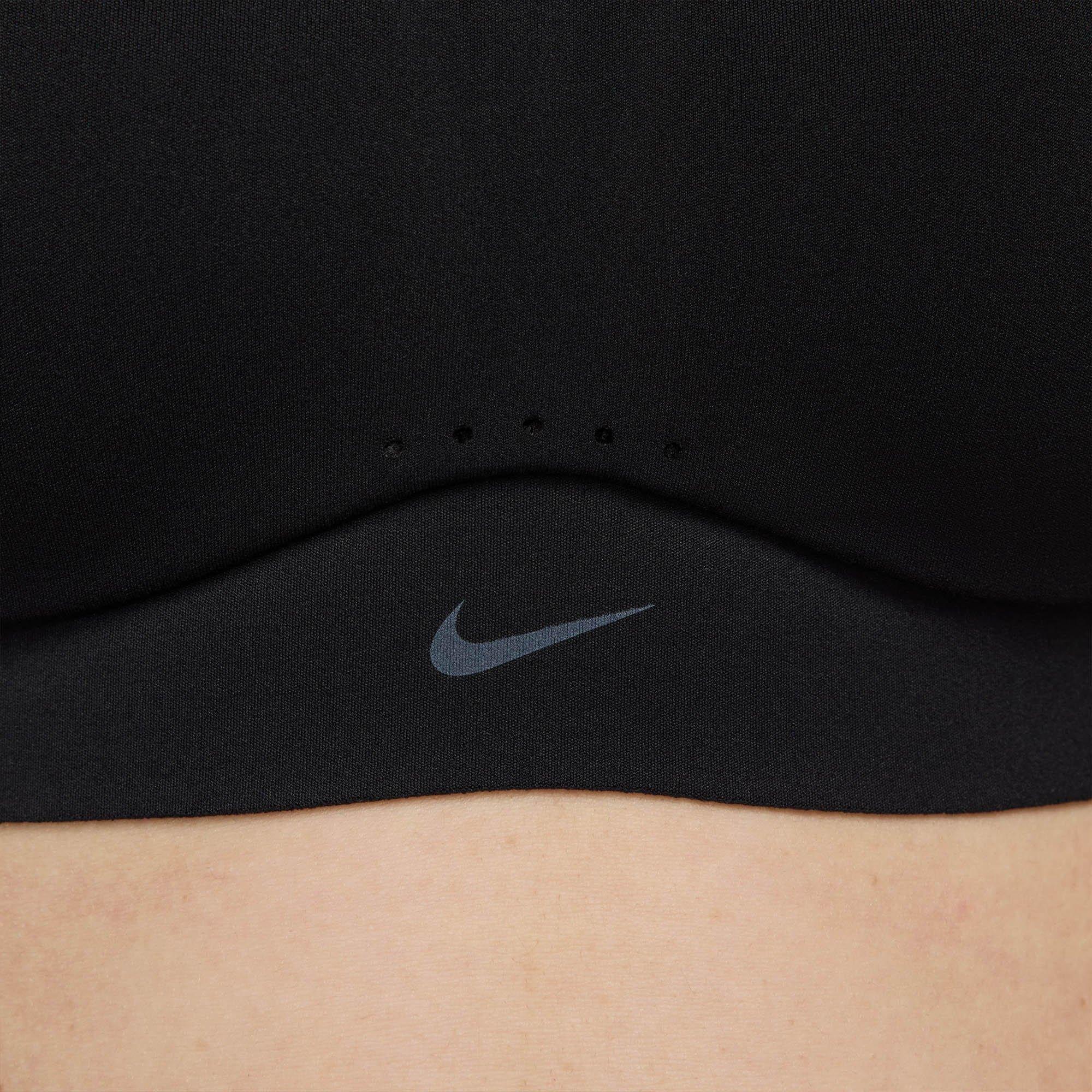 Black/Cool Grey - Nike - Alate High Support Womens Padded Convertible Sports Bra - 5