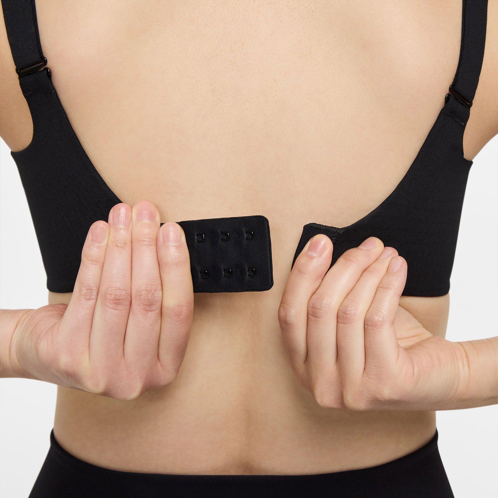 Black/Cool Grey - Nike - Alate High Support Womens Padded Convertible Sports Bra - 6