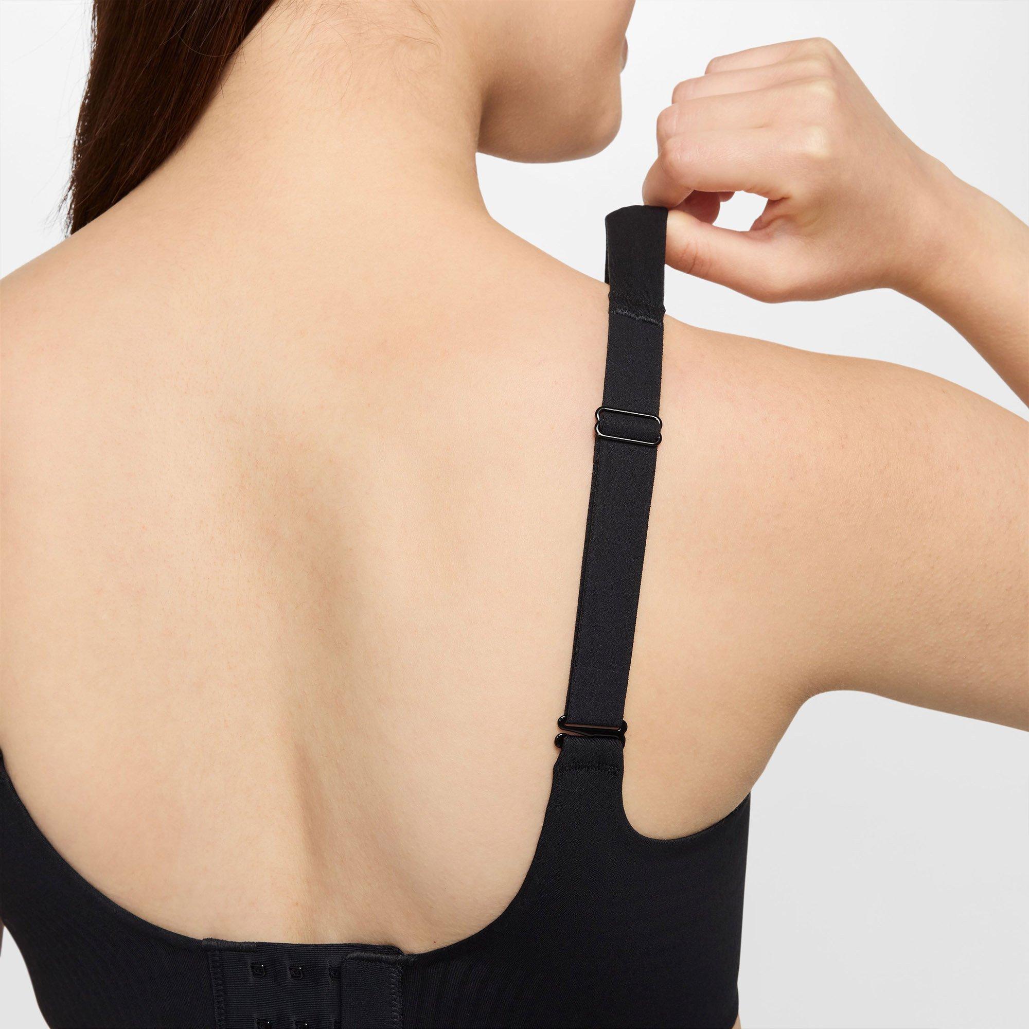 Black/Cool Grey - Nike - Alate High Support Womens Padded Convertible Sports Bra - 7