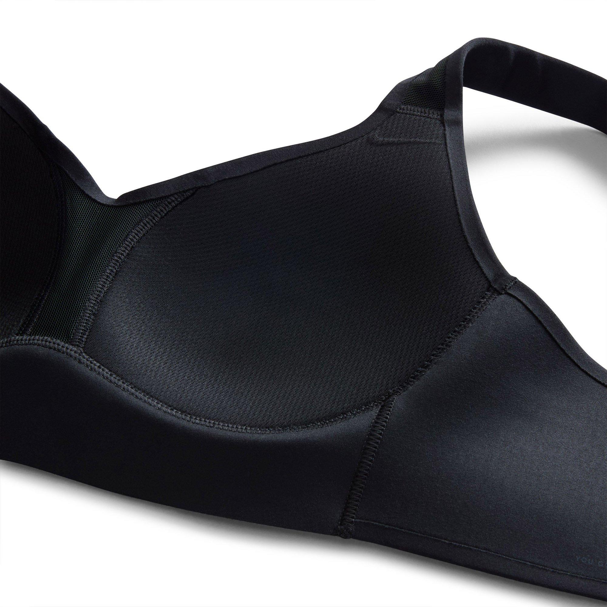 Black/Cool Grey - Nike - Alate High Support Womens Padded Convertible Sports Bra - 8