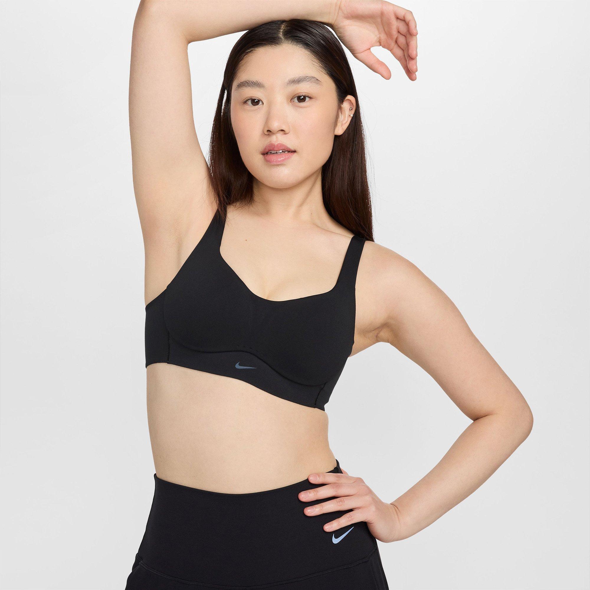 Black/Cool Grey - Nike - Alate High Support Womens Padded Convertible Sports Bra - 9