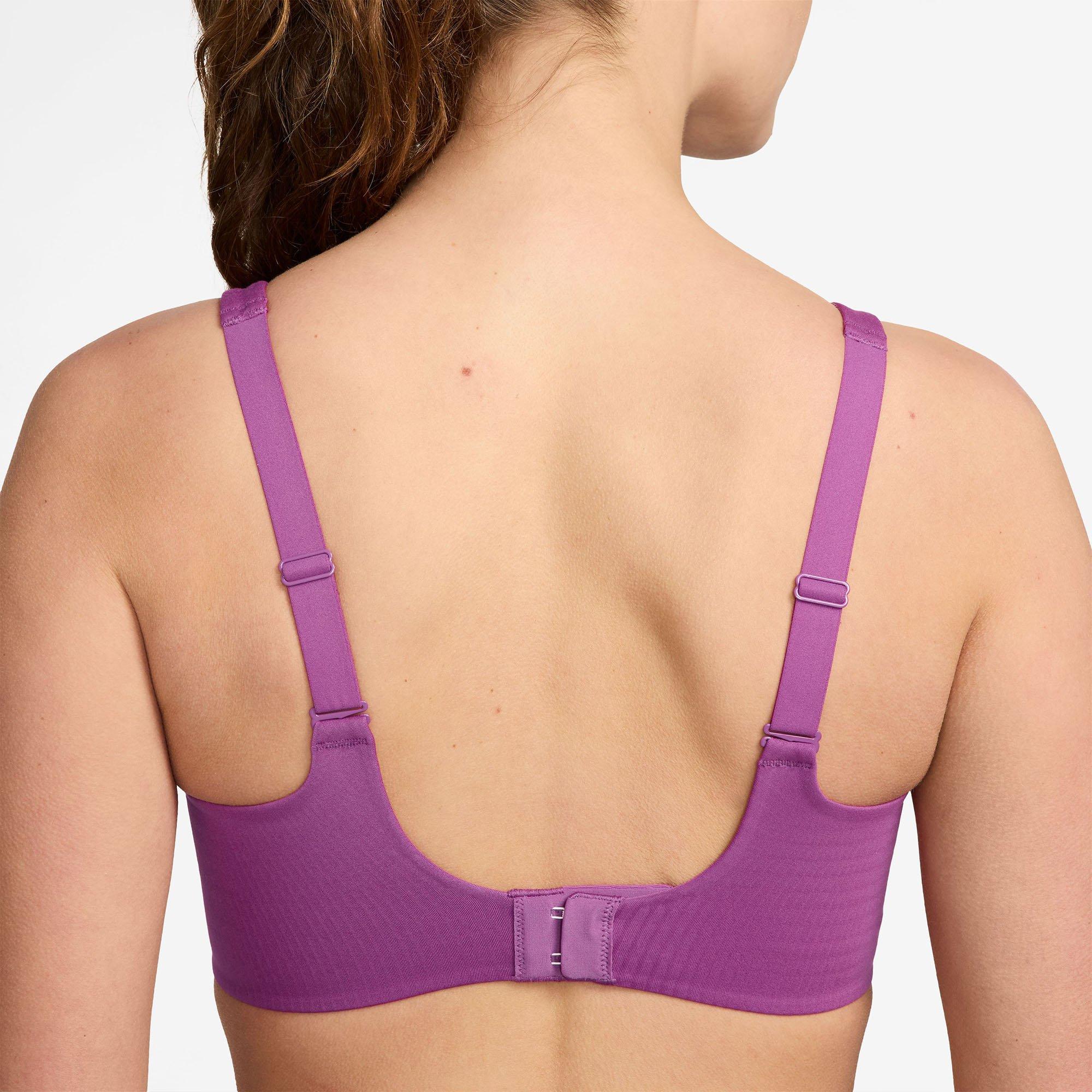 Hot Fuchsia/Wht - Nike - Alate High Support Womens Padded Convertible Sports Bra - 3