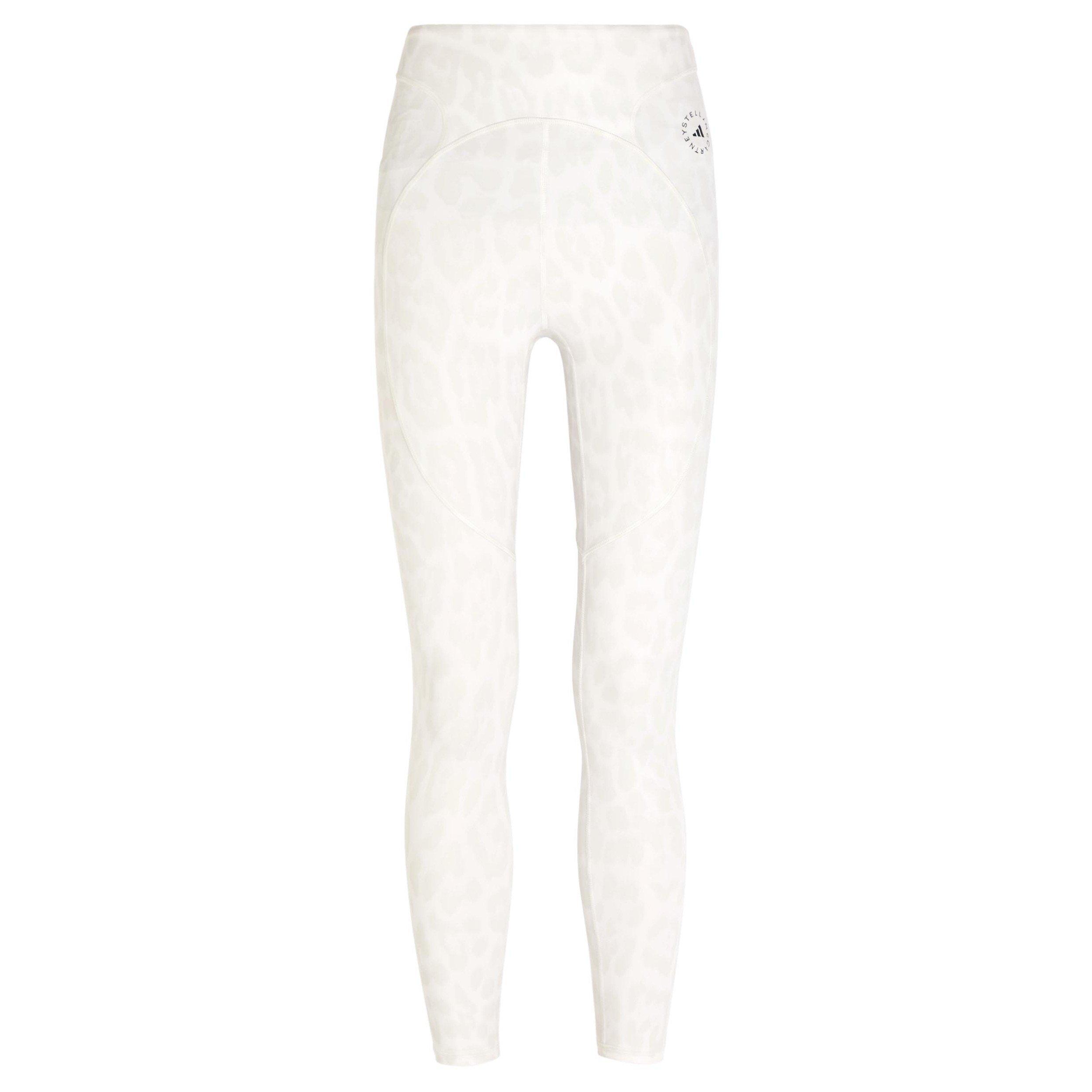WHITE AND GREY - adidas by Stella McCartney - TR TRAINING 7/8 PRINTED L