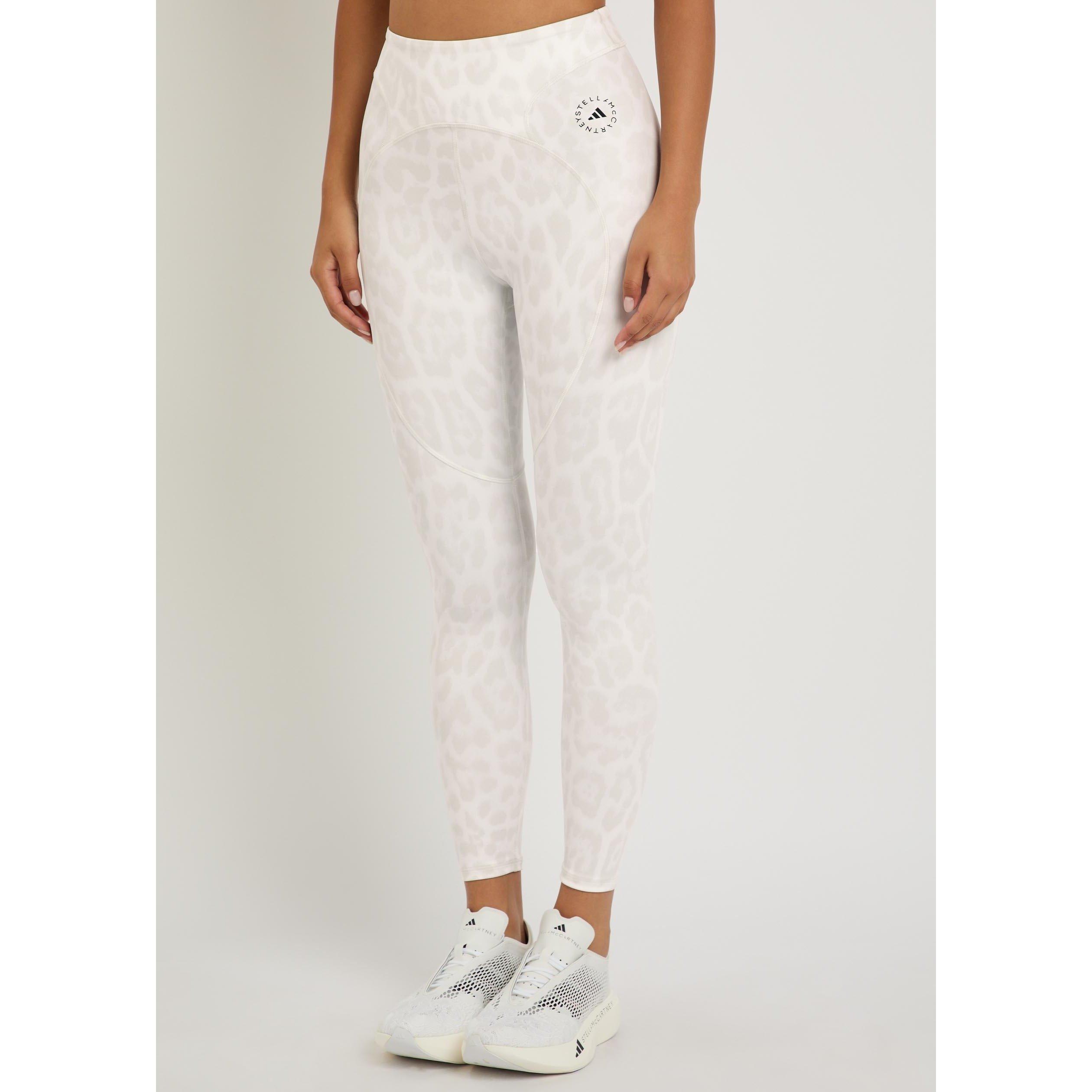 WHITE AND GREY - adidas by Stella McCartney - TR TRAINING 7/8 PRINTED LEGGIN - 2
