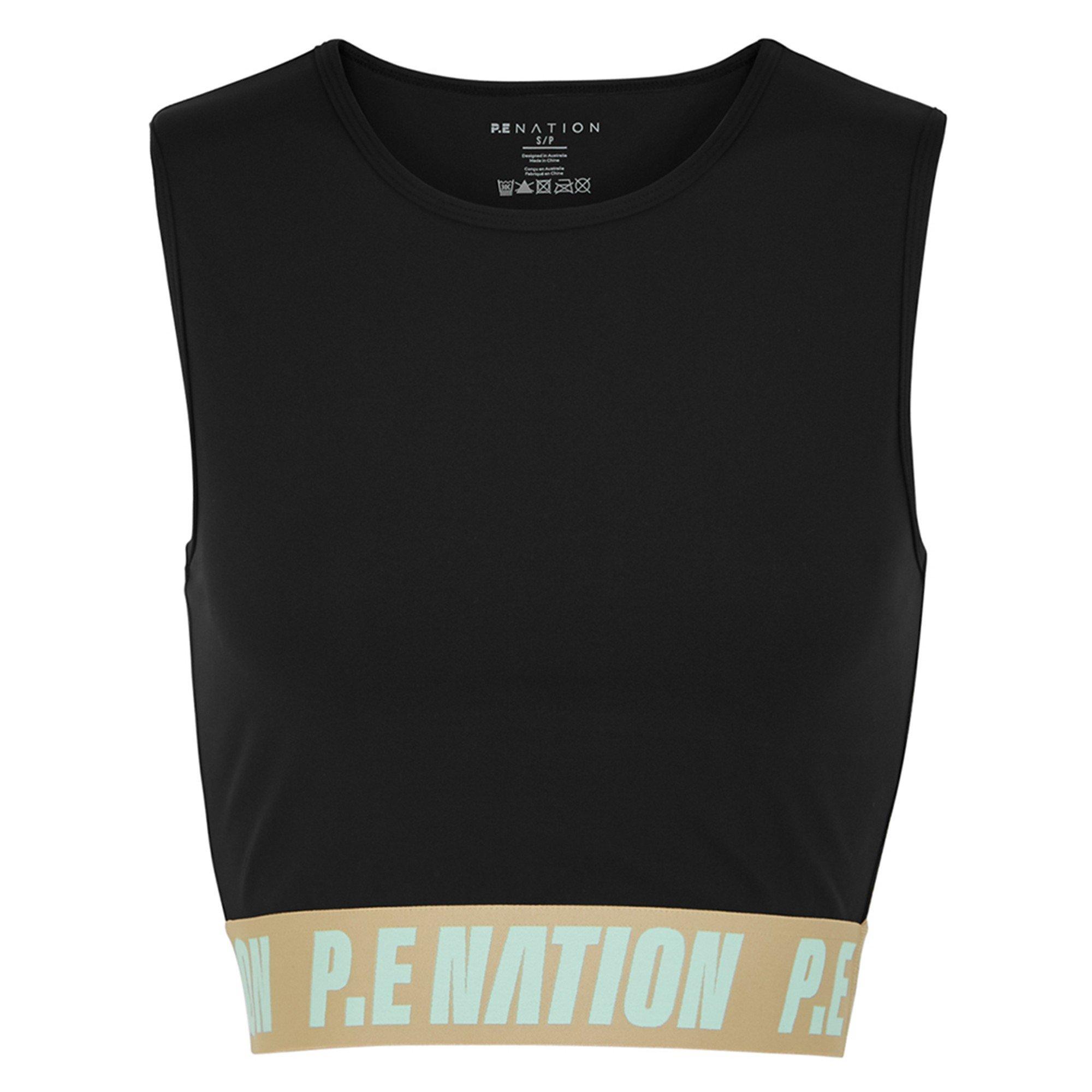 BLACK - PE Nation - T UPWARD HI NK OPEN BACK TANK - 1