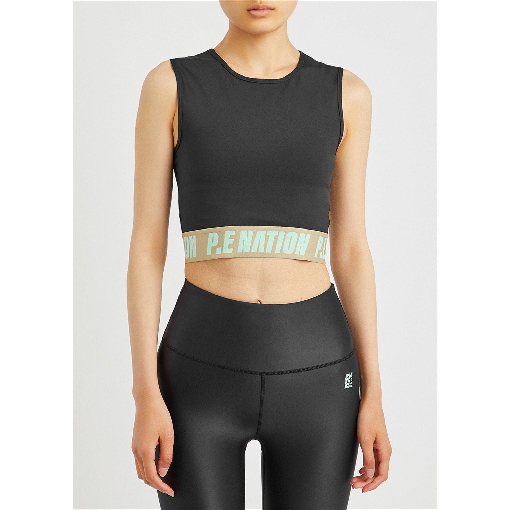 BLACK - PE Nation - T UPWARD HI NK OPEN BACK TANK - 2