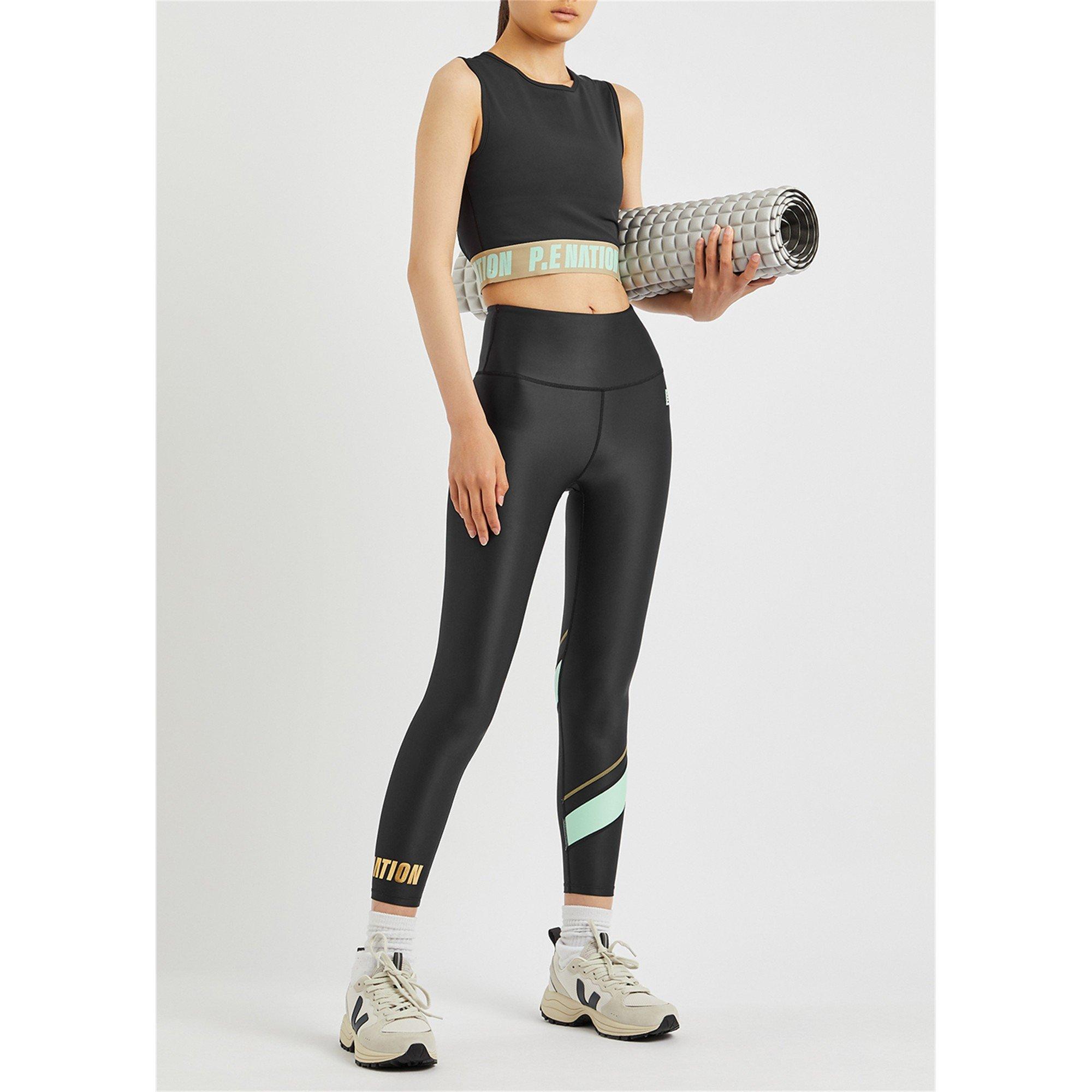 BLACK - PE Nation - T UPWARD HI NK OPEN BACK TANK - 5