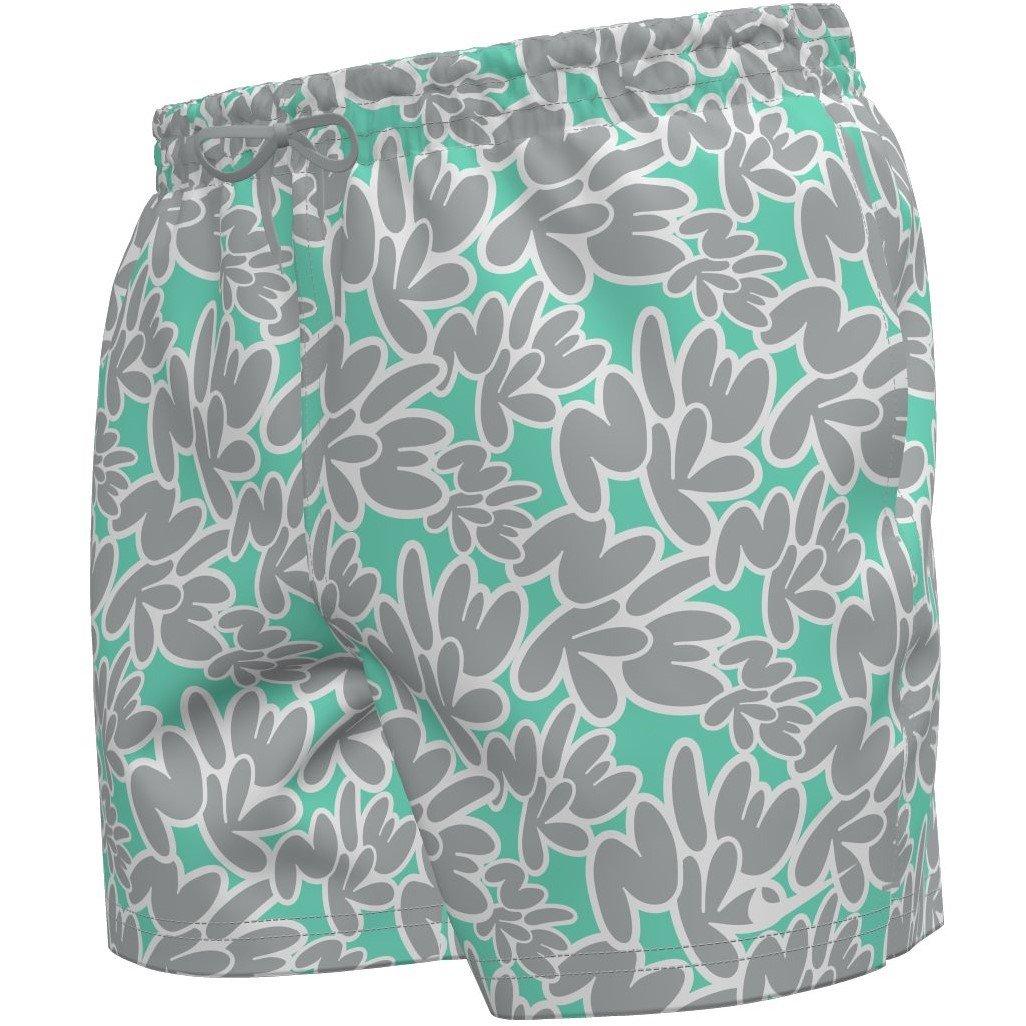 Beached Turq - Nike - Multi Print Mens 5 Volley Short - 1