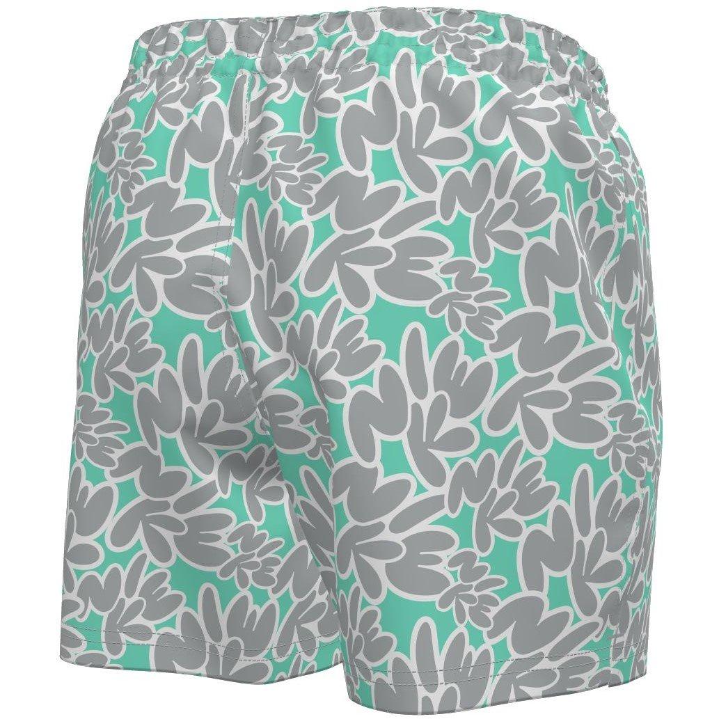 Beached Turq - Nike - Multi Print Mens 5 Volley Short - 2