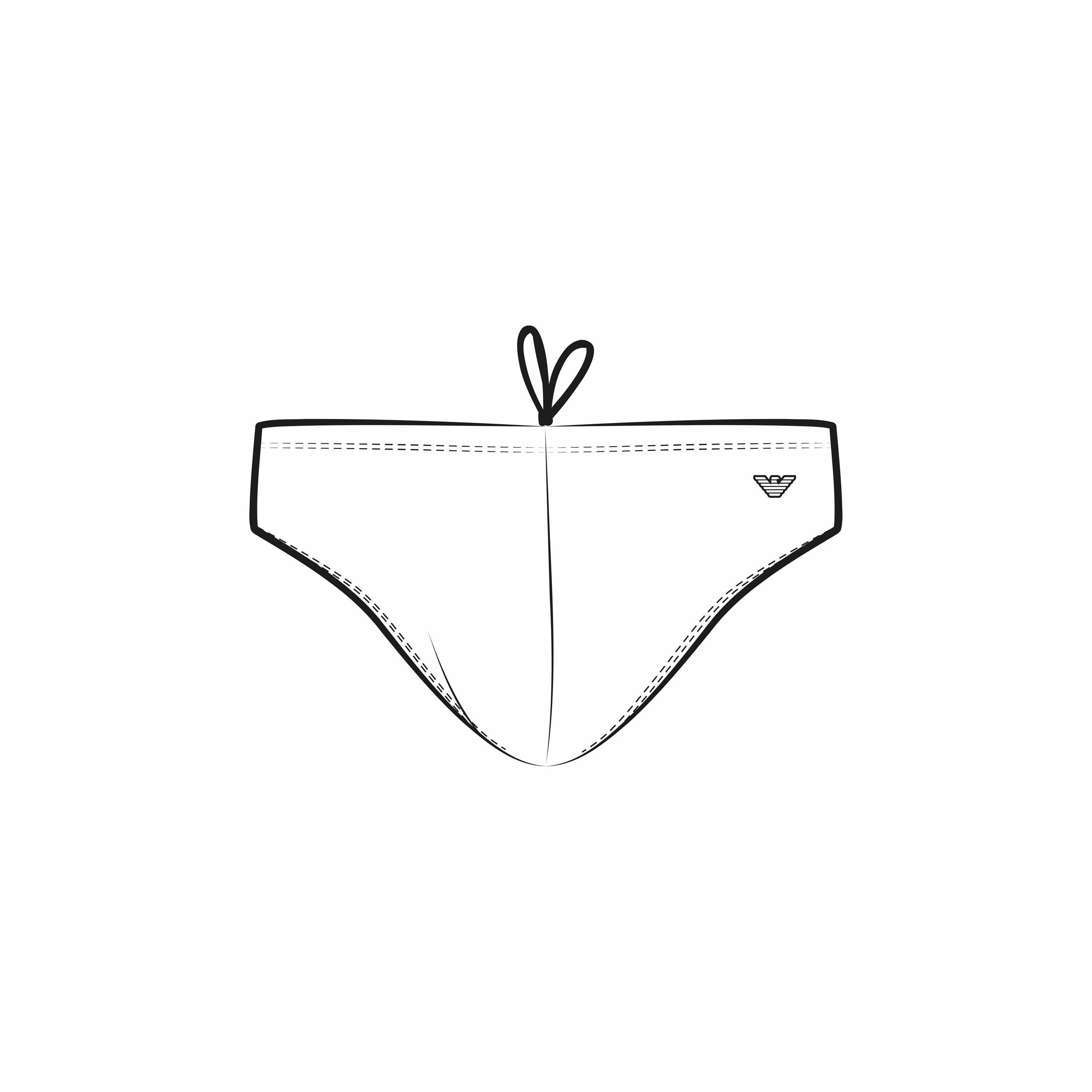 White - Emporio Armani - SLIP BEACHWEAR