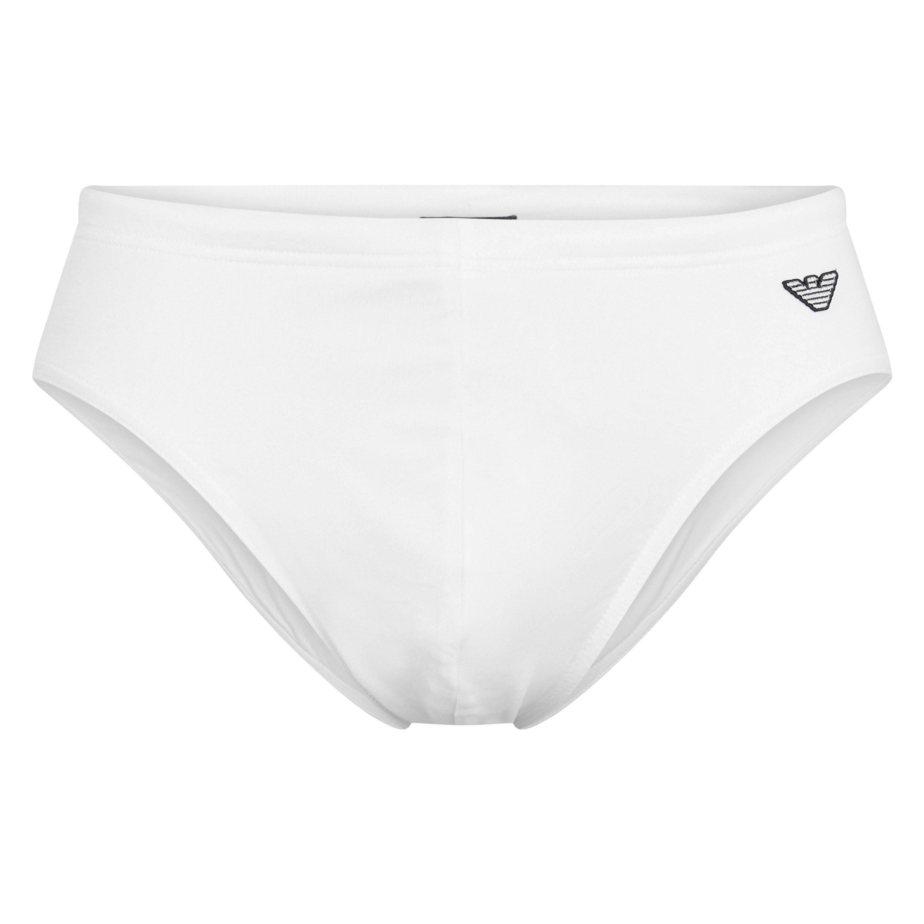 Emporio Armani Men's Slip Beachwear - White - L