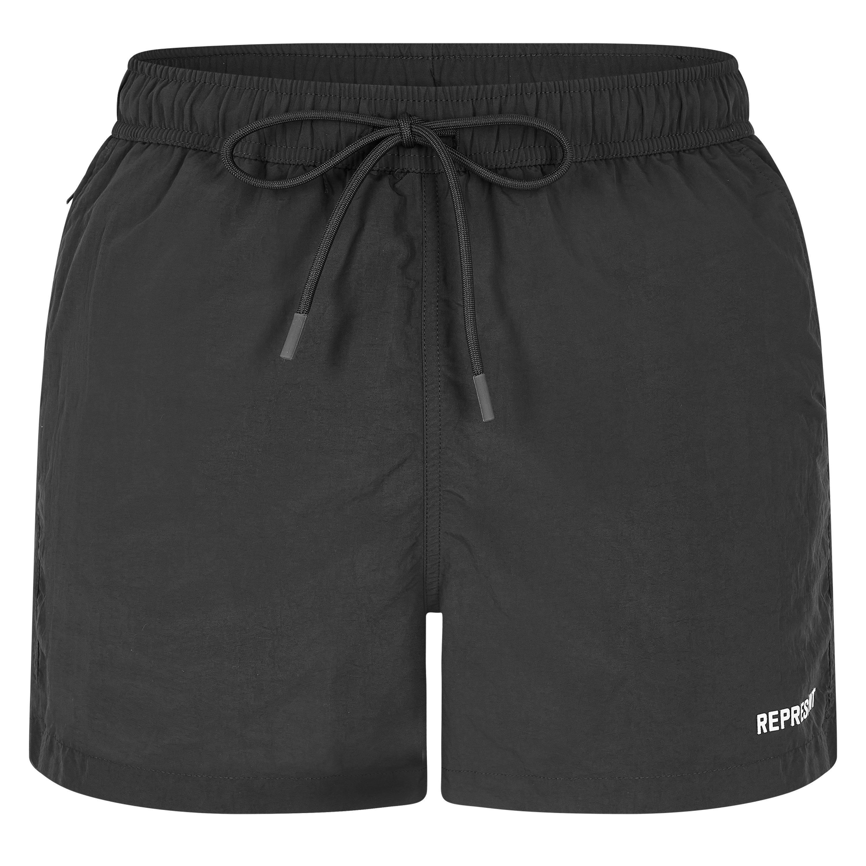 Represent Men's Swim Shorts - Jet Black - XS