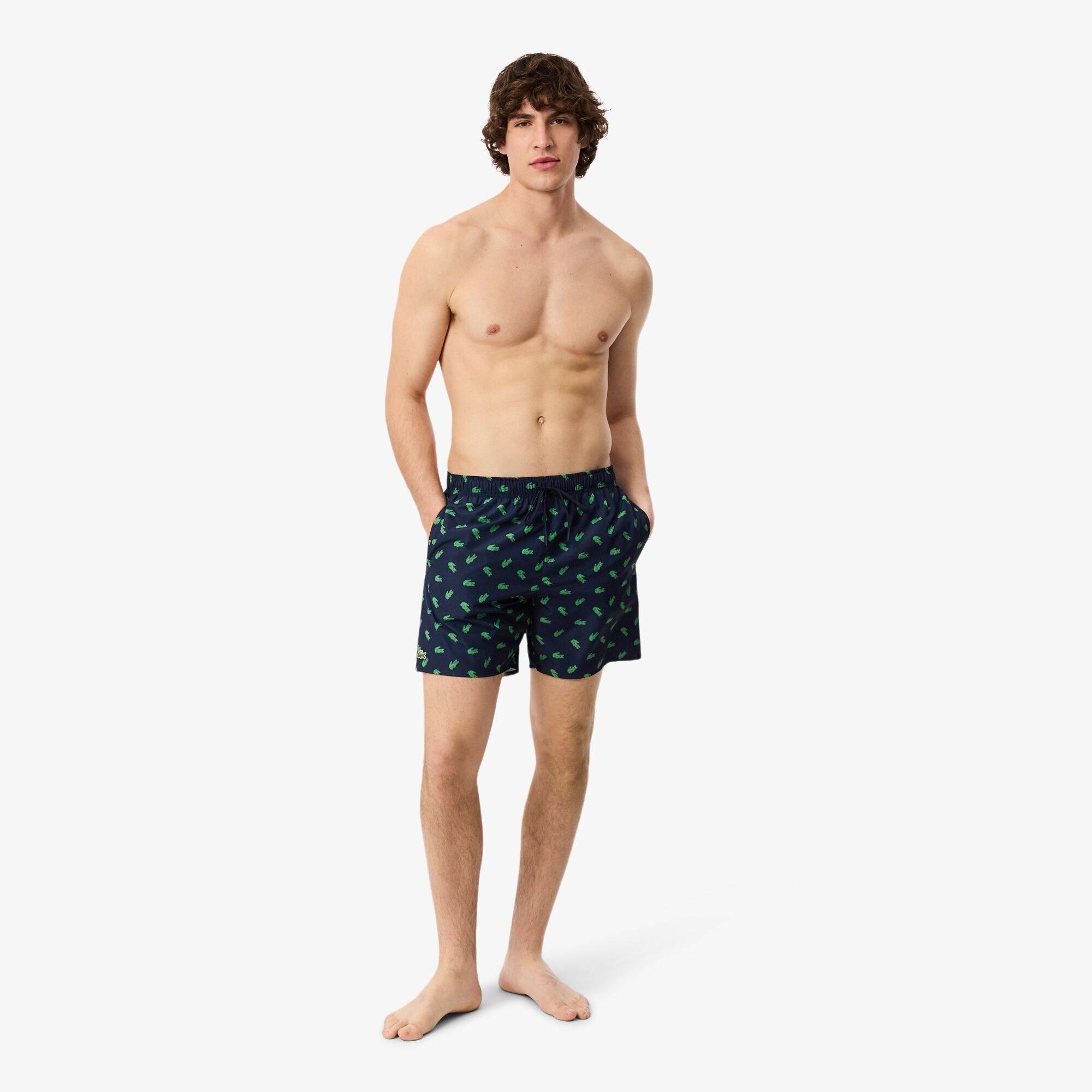 Lacoste Men's Swim Shorts - Navy 166 - M