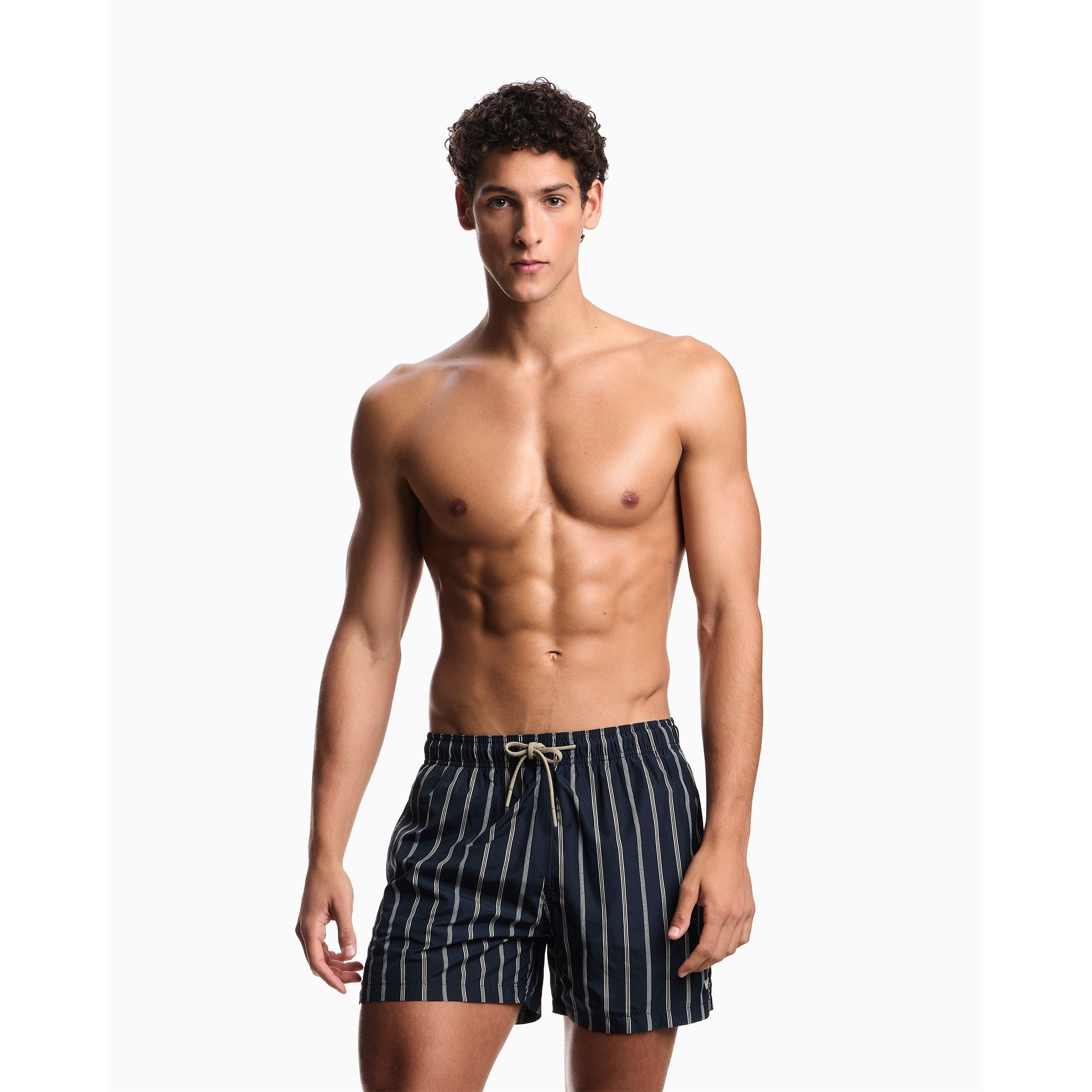 Bleu/Noir - Emporio Armani - BOXER BEACHWEAR - 2