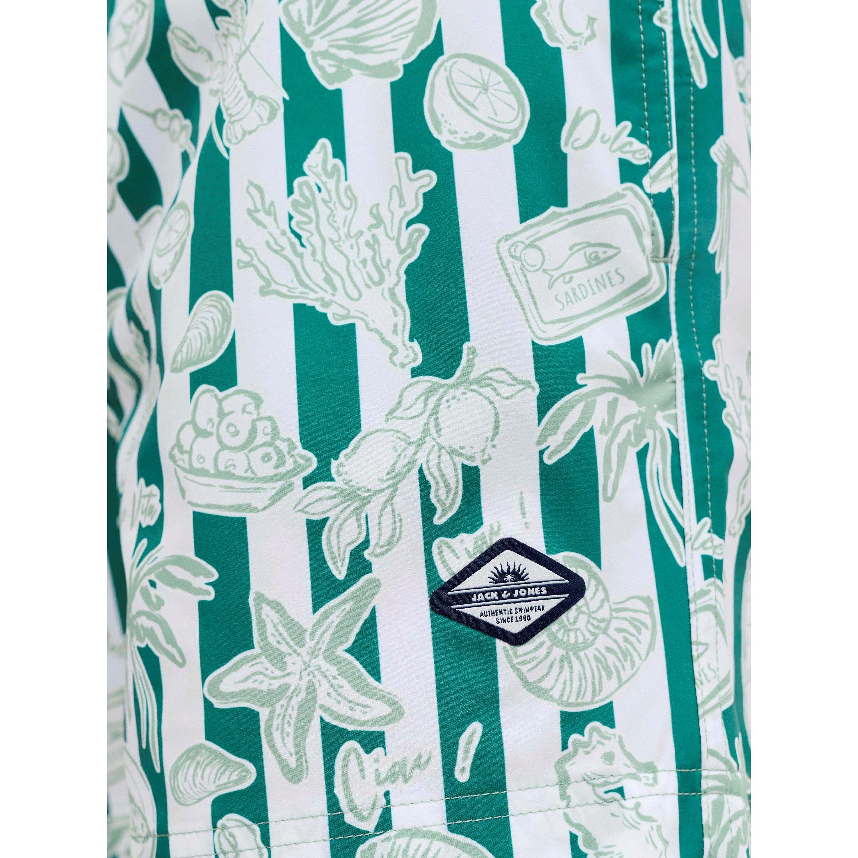 Granite Green - Jack and Jones - Jack Novelty Aop Swi Sn63 - 5