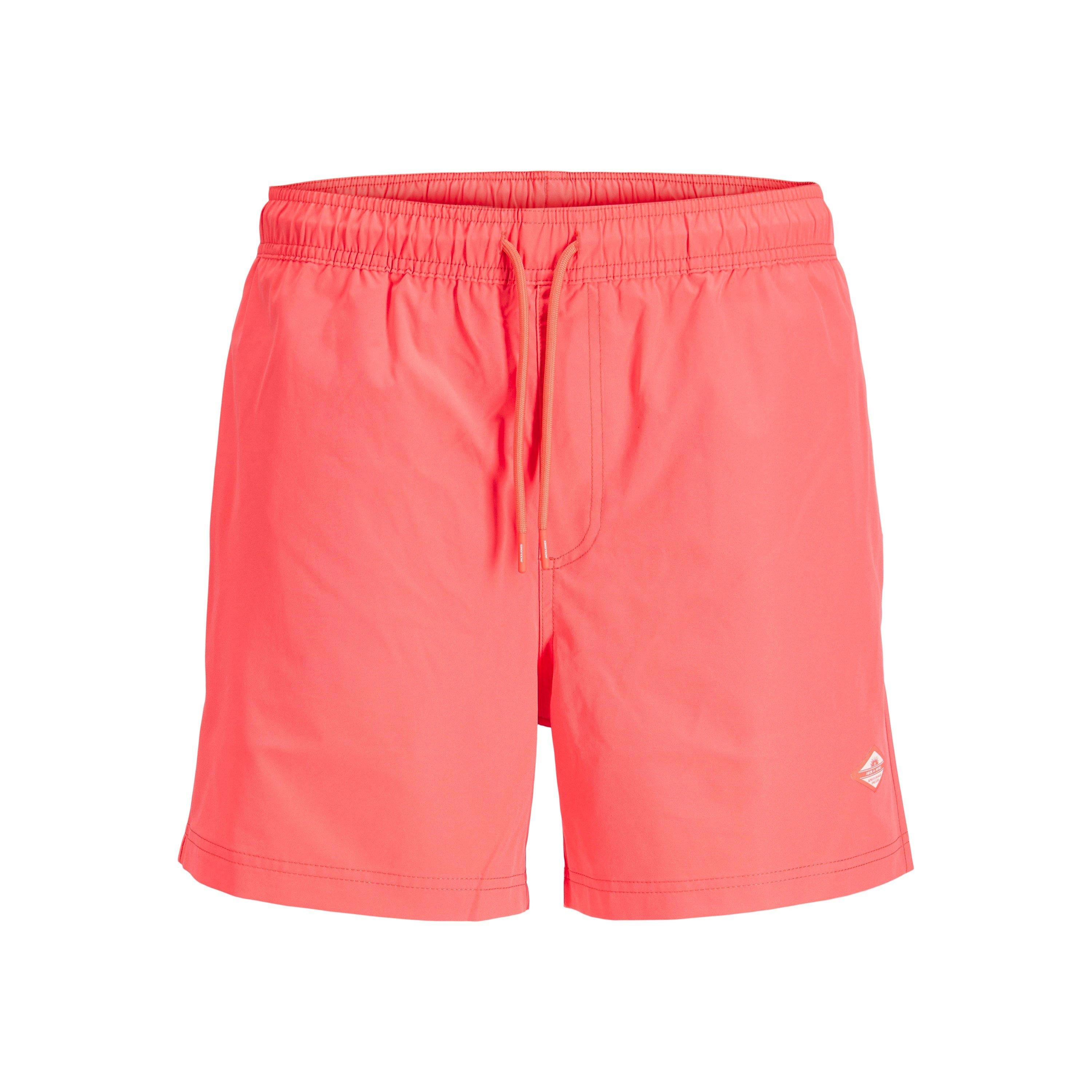 Jack And Jones Men's Swim Shorts - Hot Coral - S